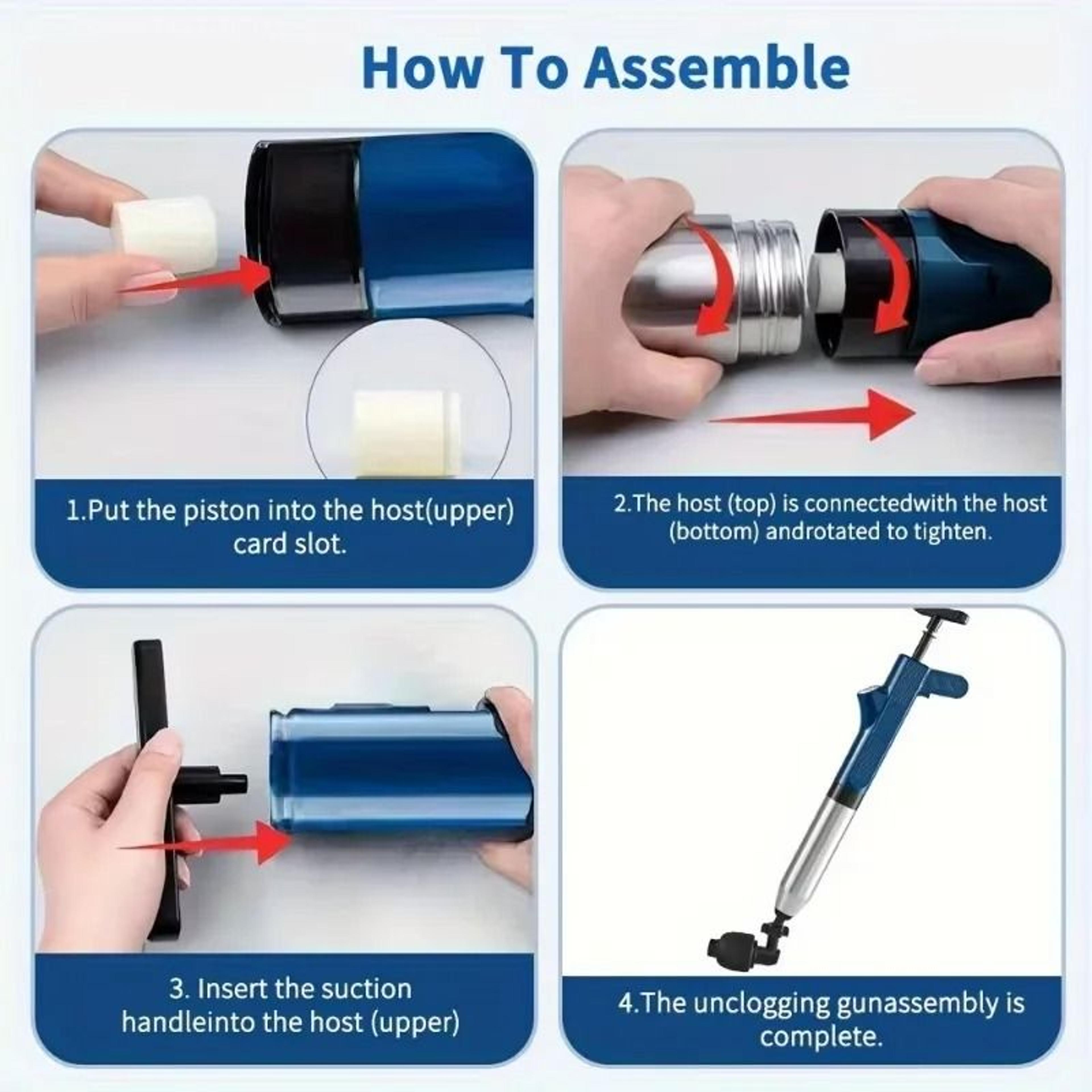 DrainForce Pressure Plunger Kit 6
