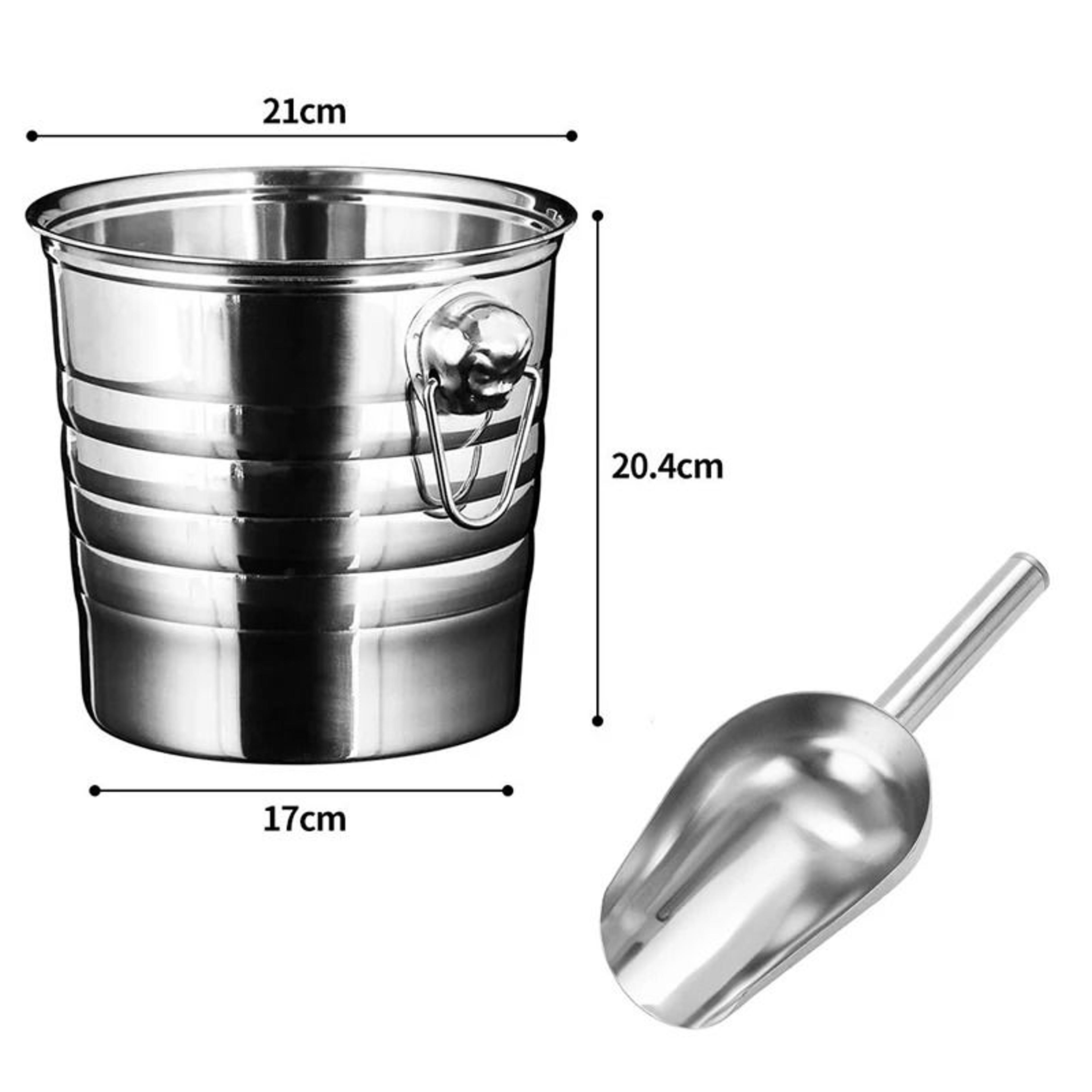 ChillVault Insulated Ice Bucket 9