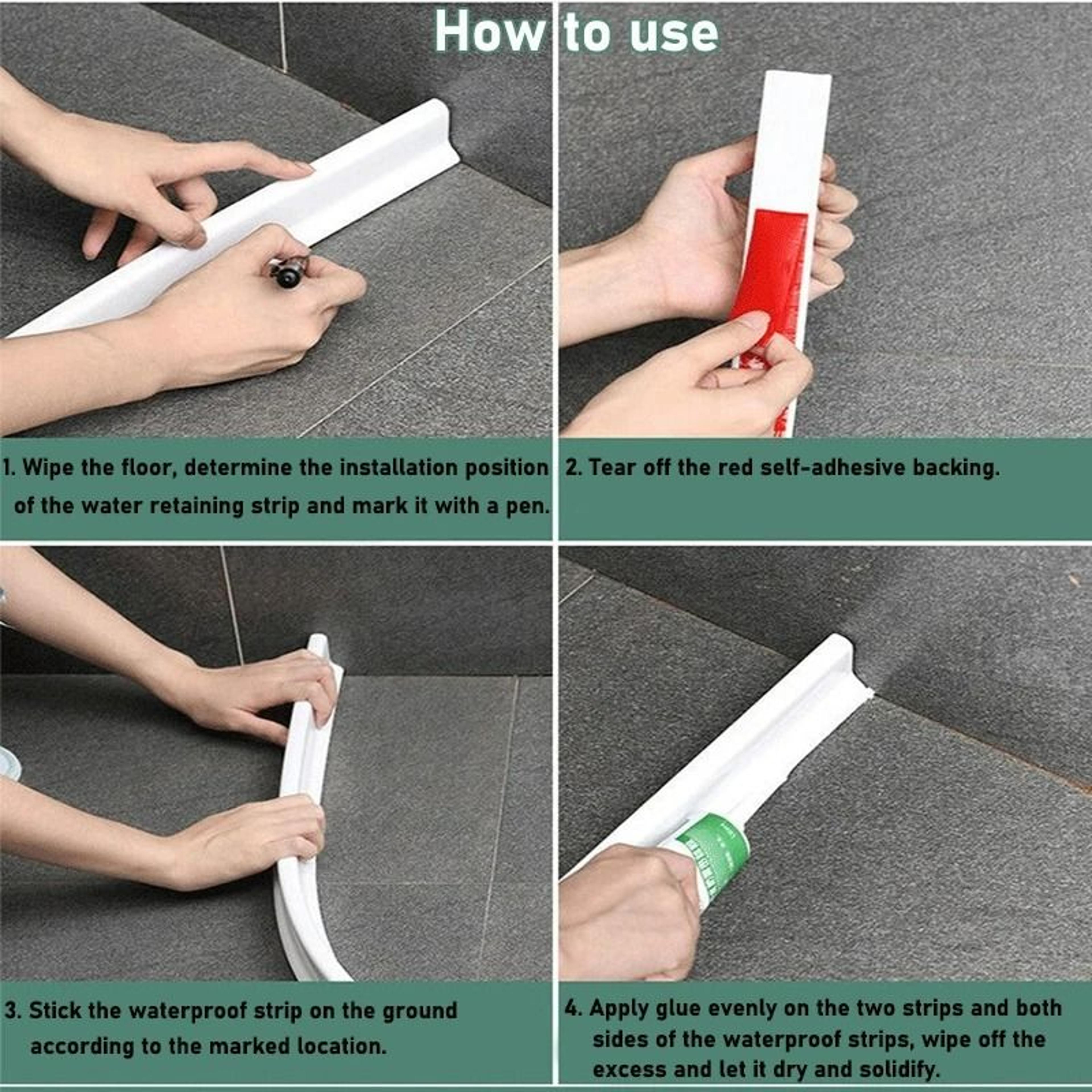 AquaGuard Shower Water Barrier 4