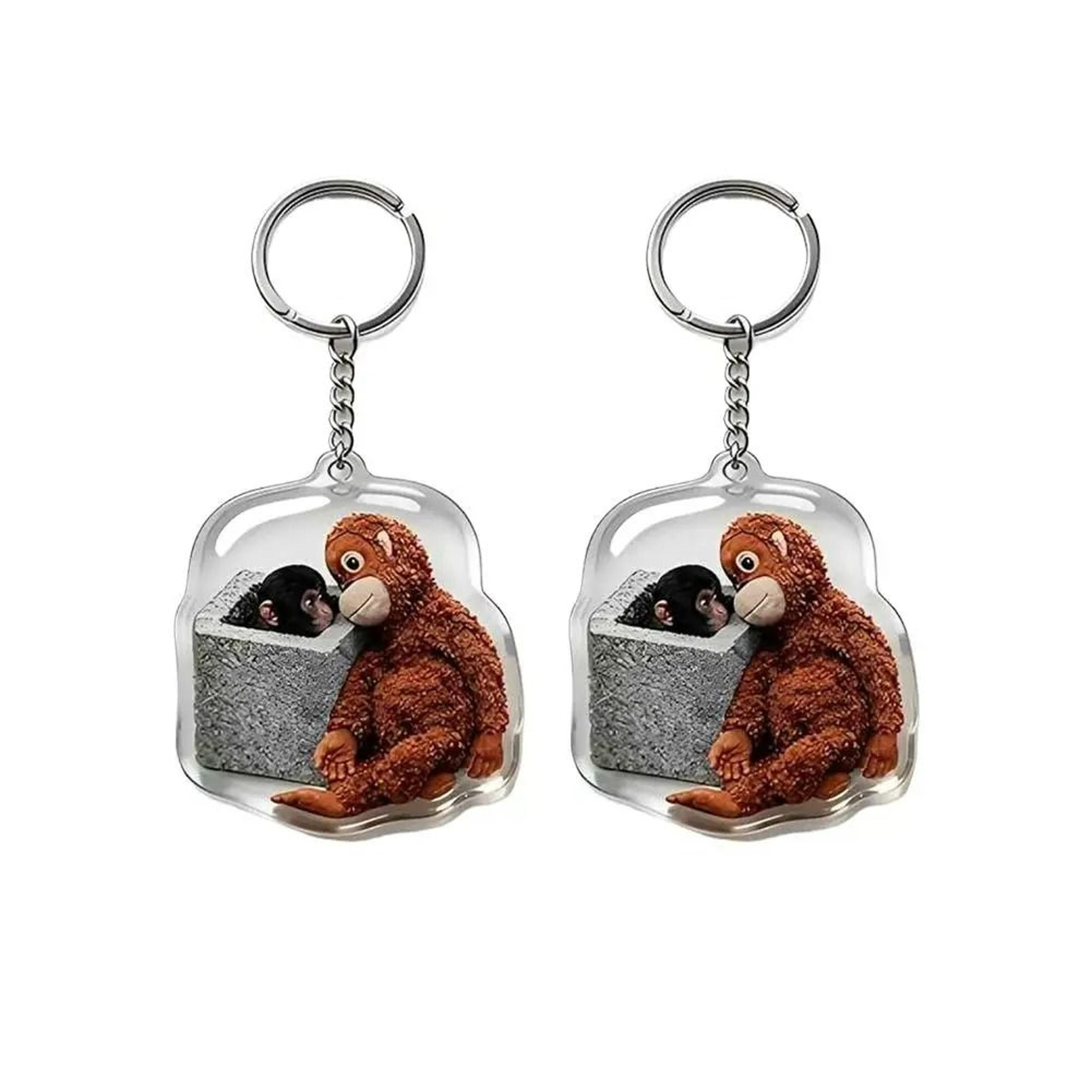 PunchPal Crochet Monkey Keychain 13