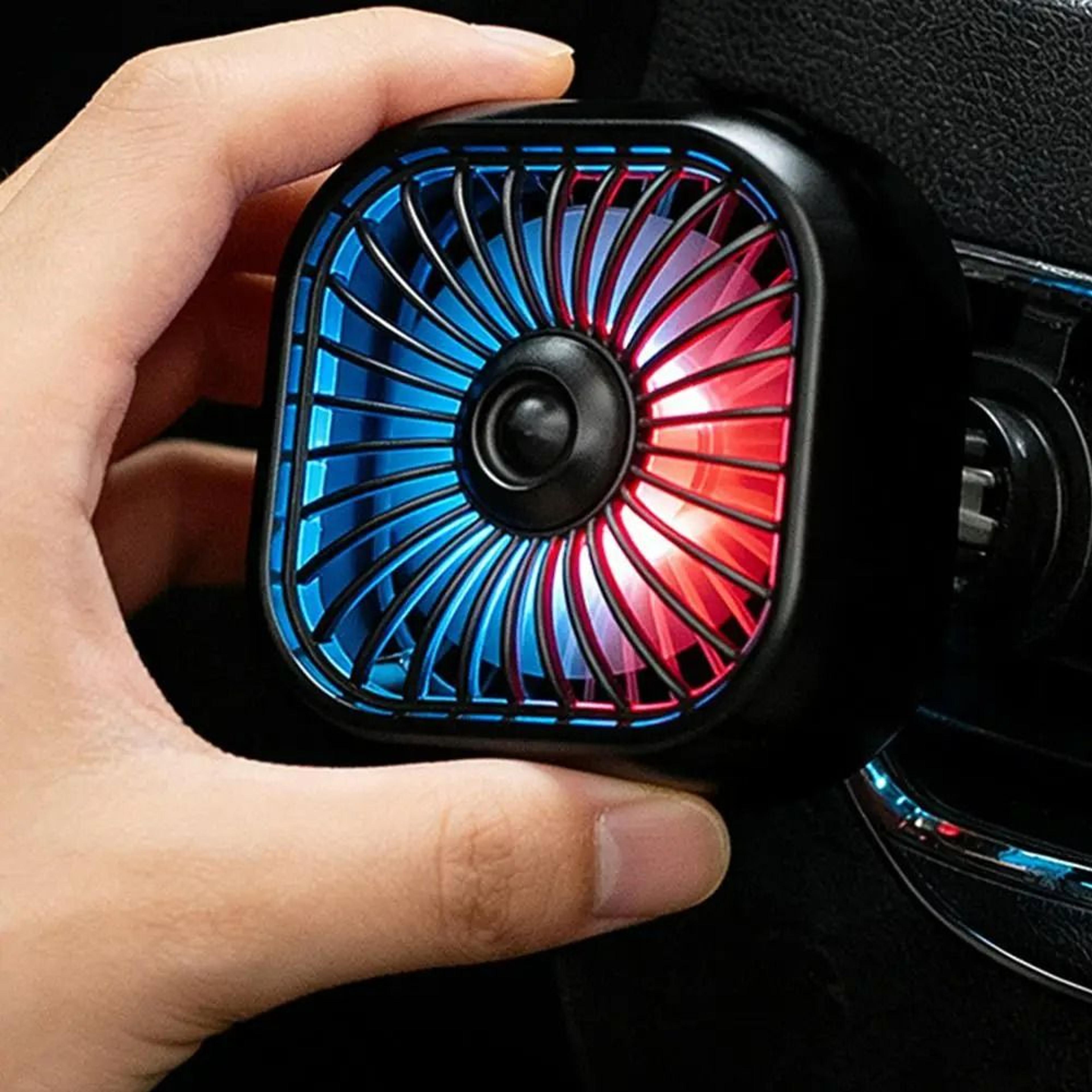 BreezeGlow LED Car Fan 2