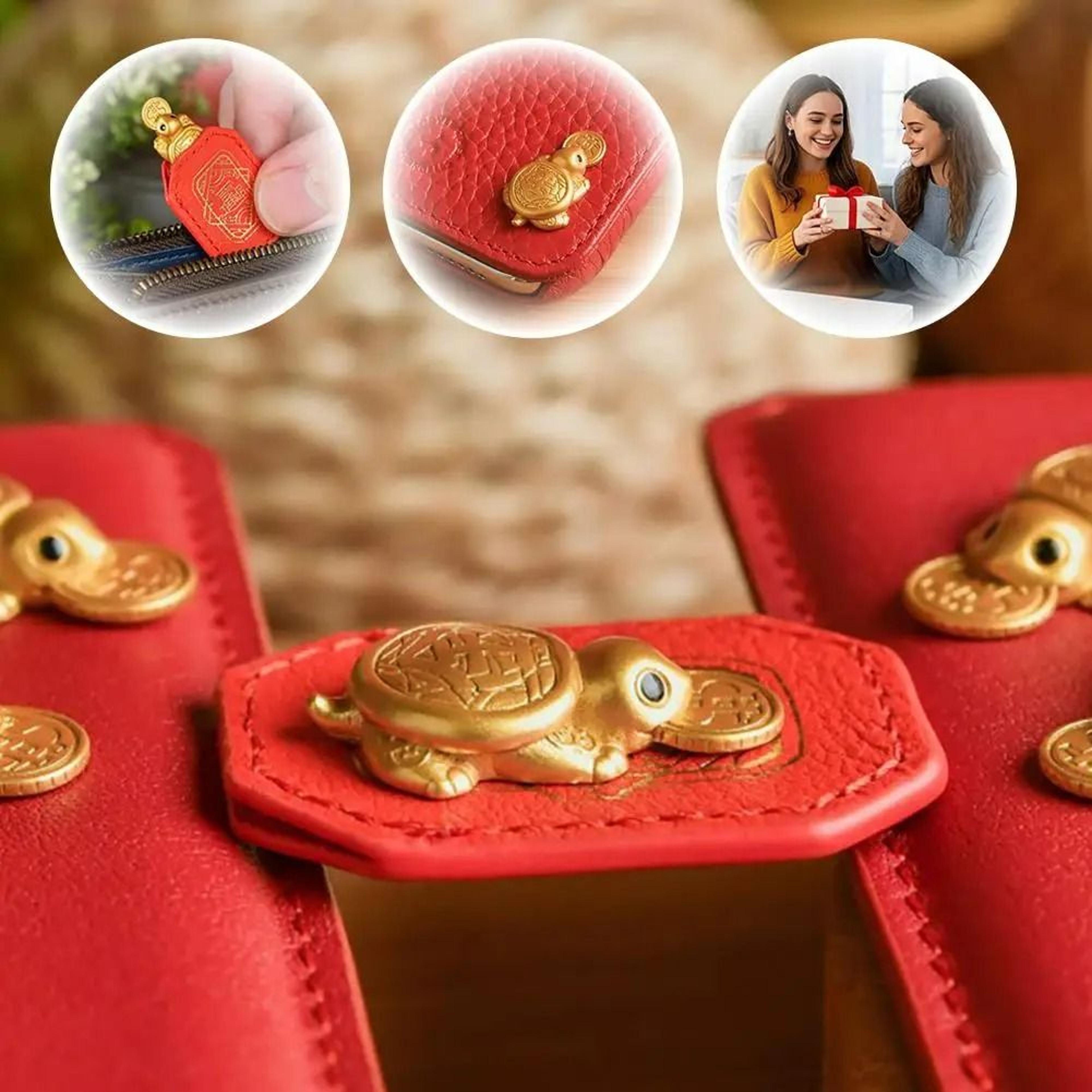 FortuneShell Golden Turtle Charm 1