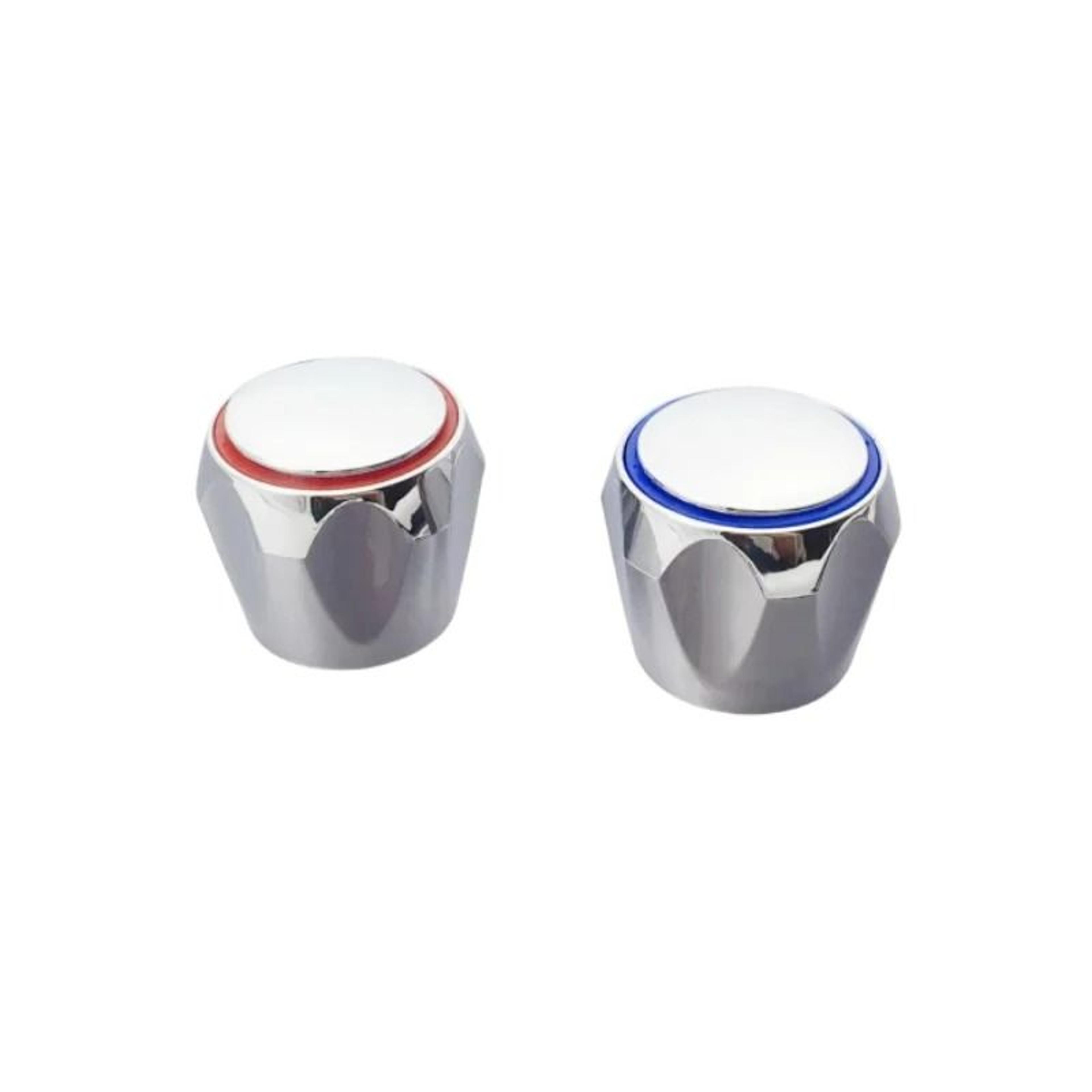 2Piece Universal Hot  Cold Faucet Handle Replacement Set For Kitchen  Bathroom 6