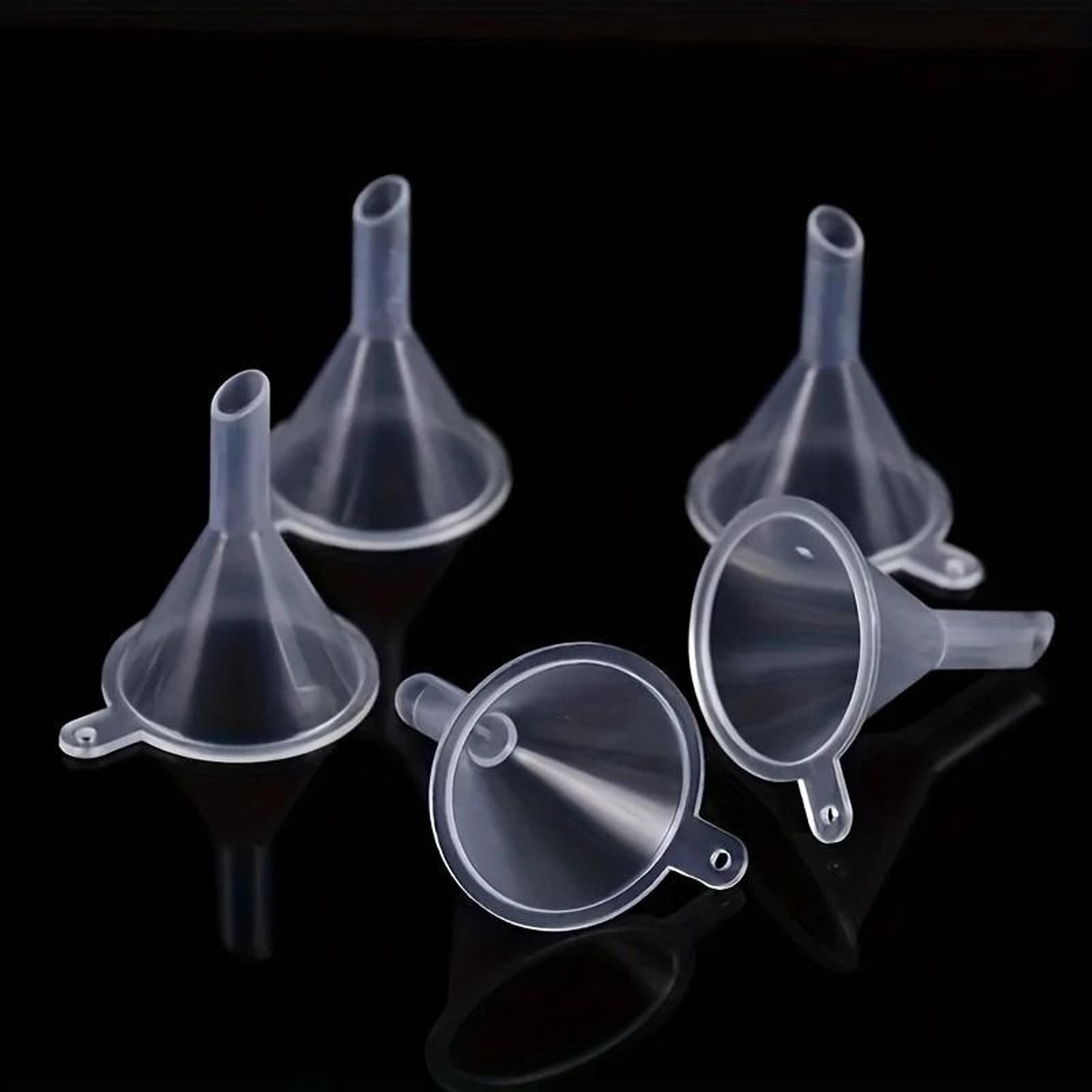 Mini Transparent Plastic Funnels For Perfume Essential Oils  Liquid Filling  510 Pack 5