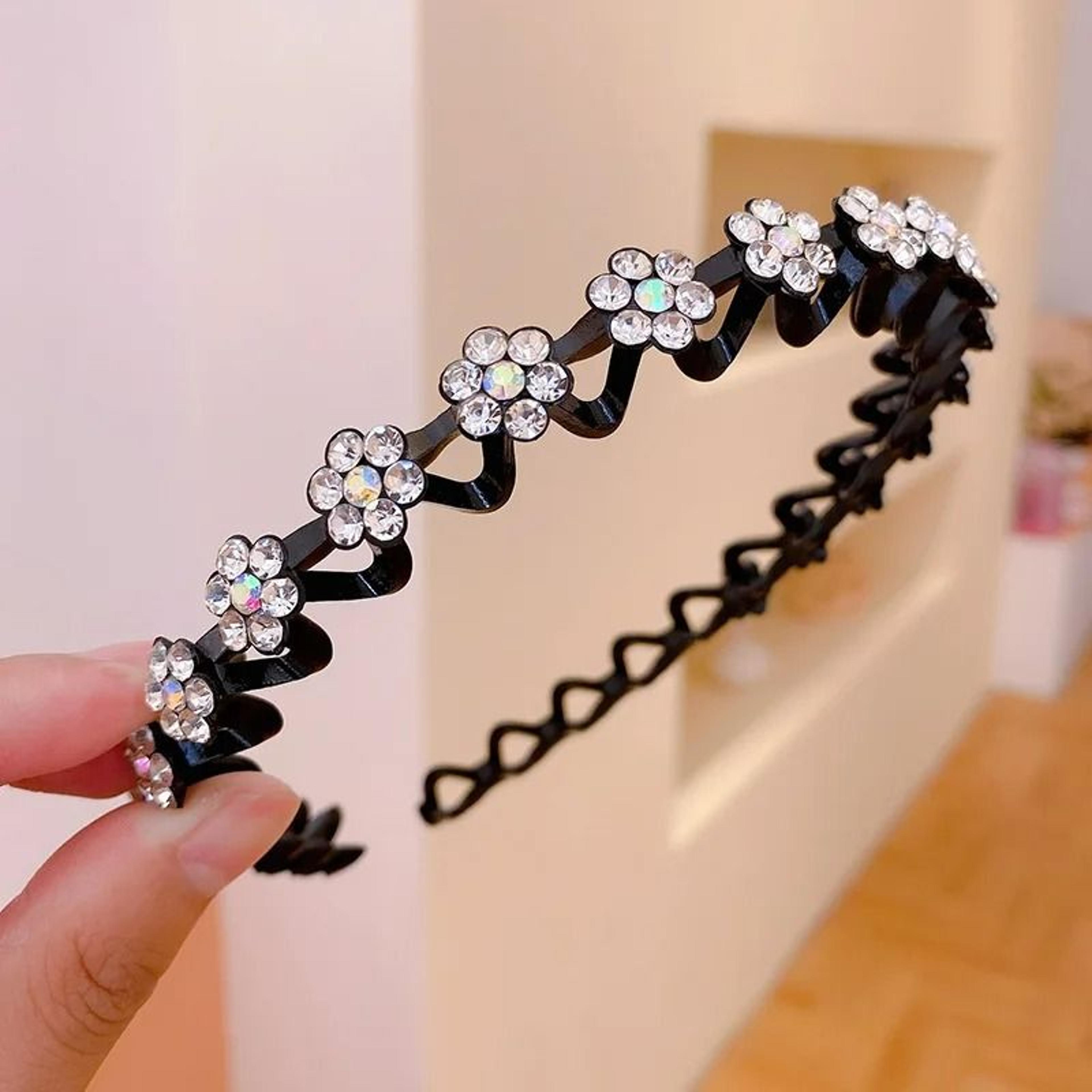PearlBloom Rhinestone Headband 10