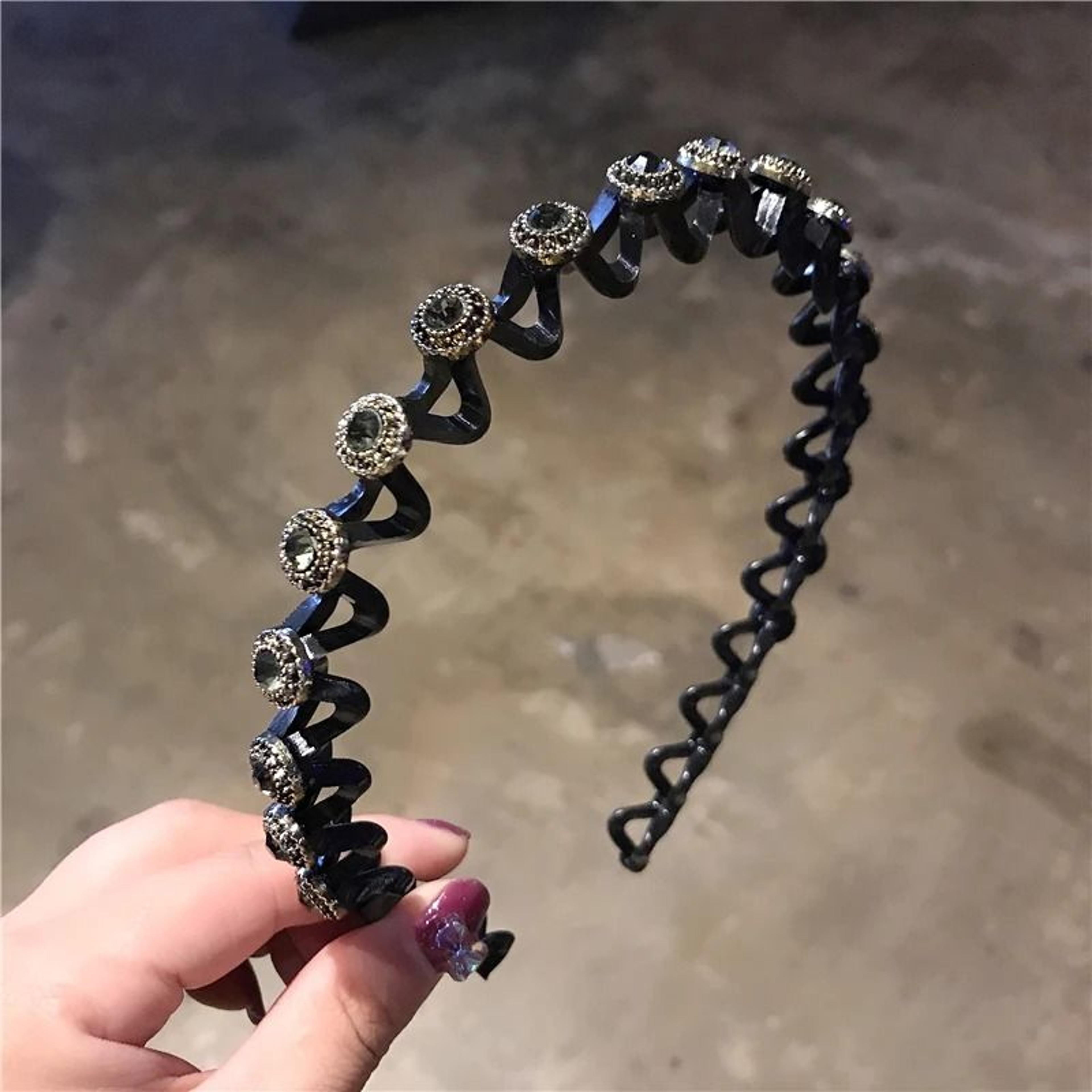 PearlBloom Rhinestone Headband 14