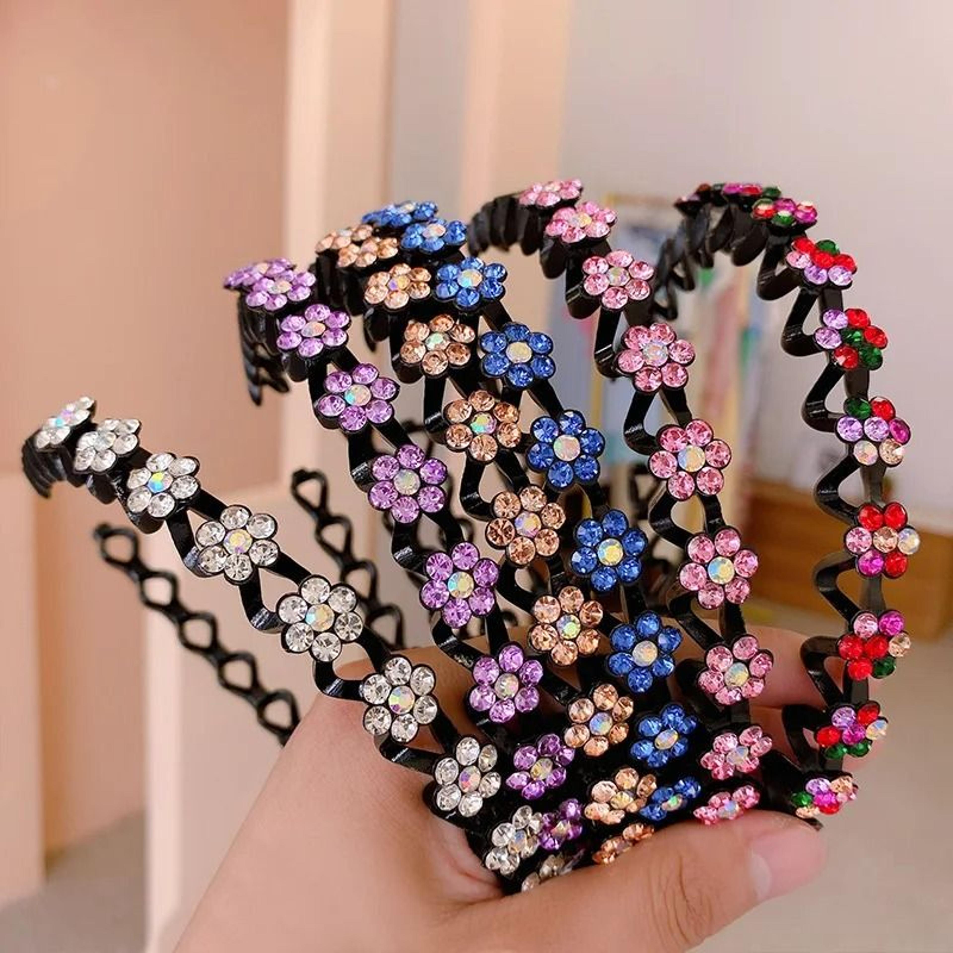 PearlBloom Rhinestone Headband 9