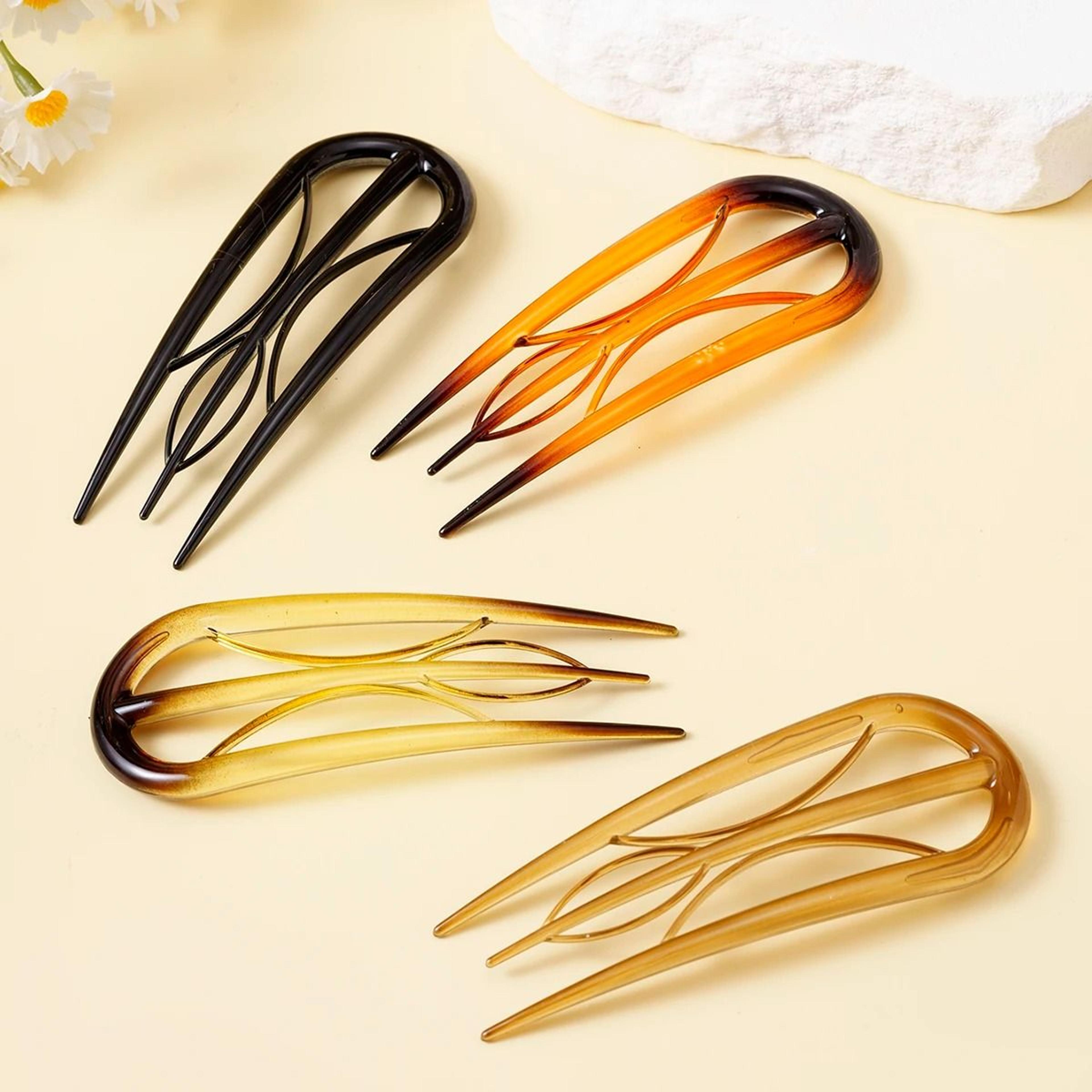 LeafCurve Acetate Hair Fork 3
