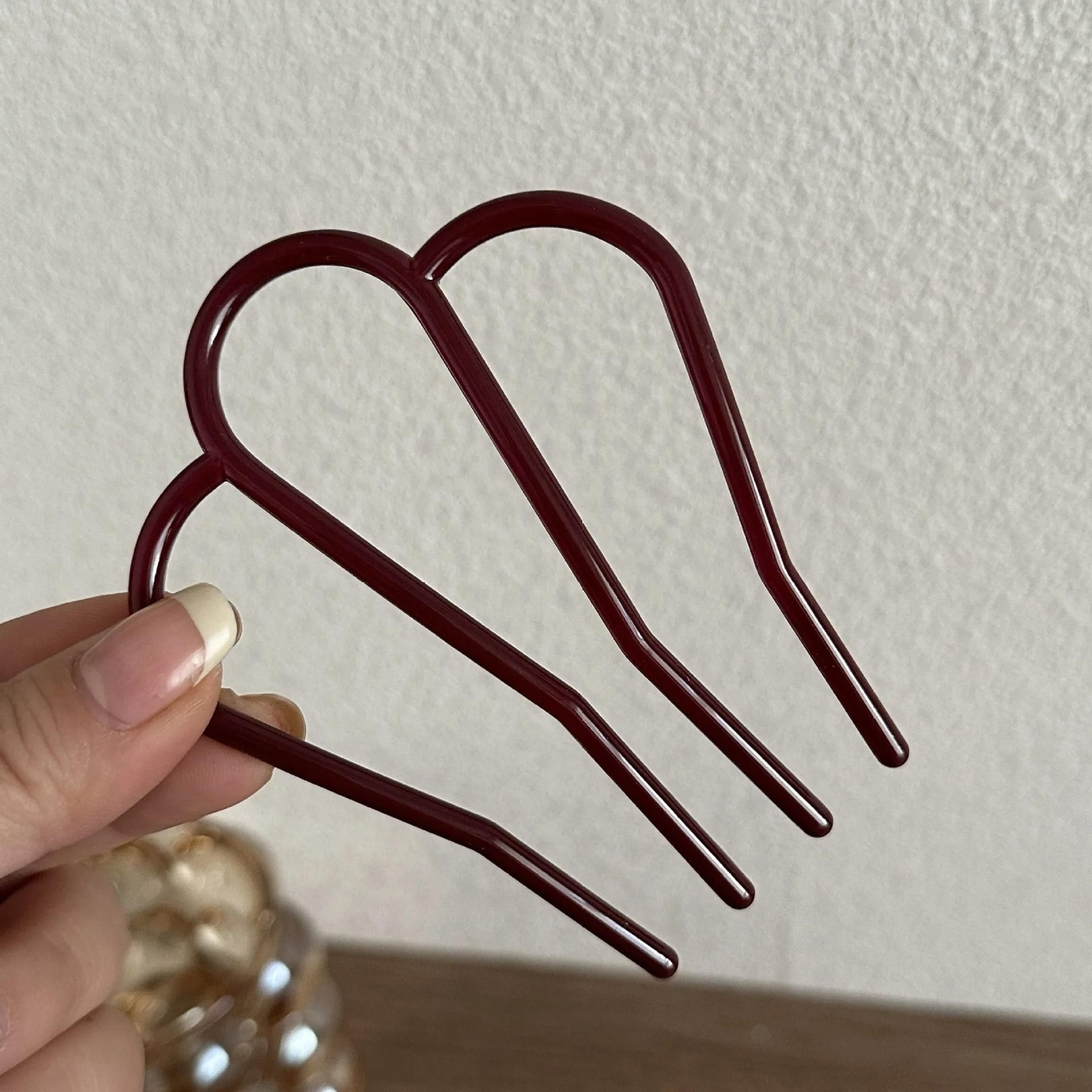 LunaCurve Acrylic Hair Fork 9