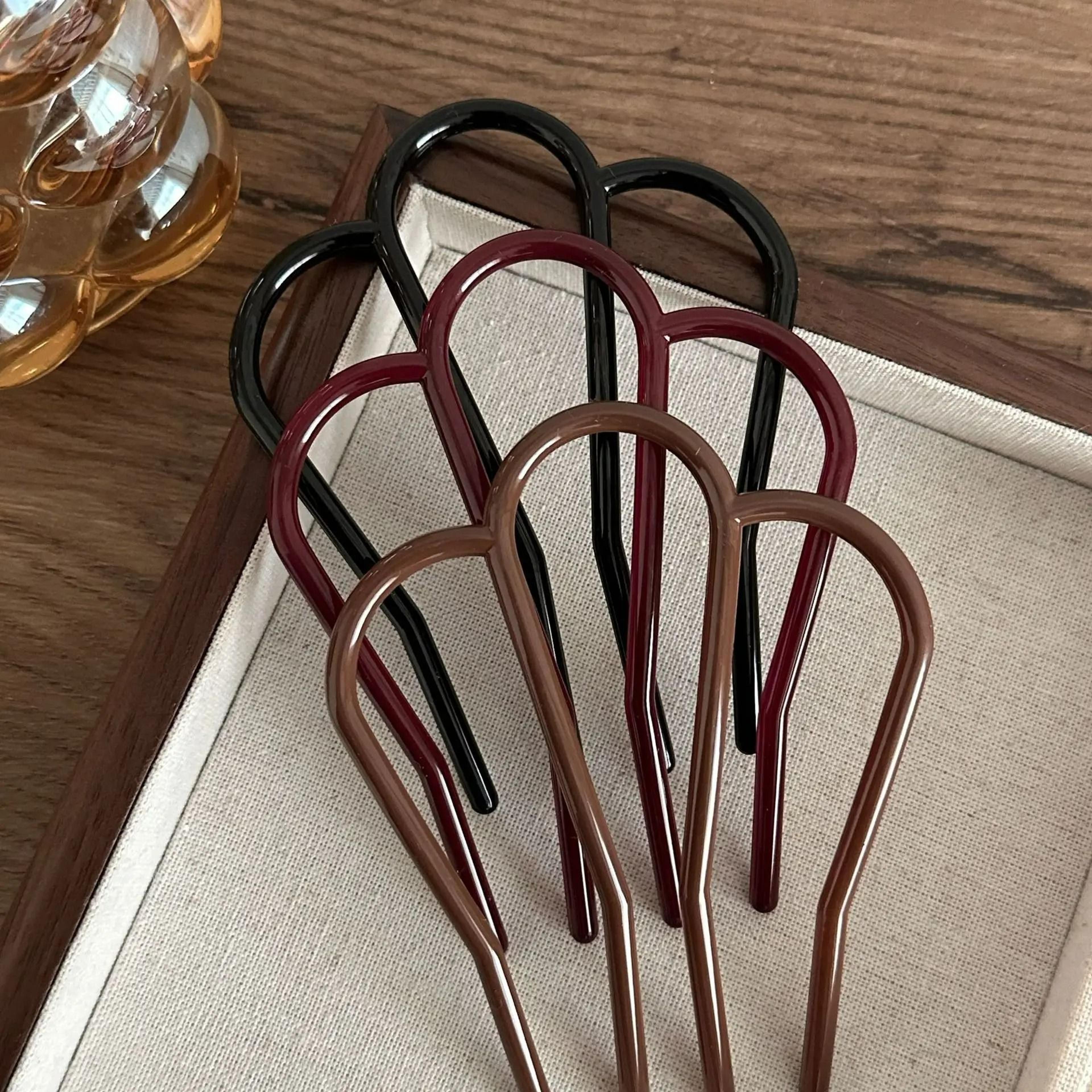LunaCurve Acrylic Hair Fork 3