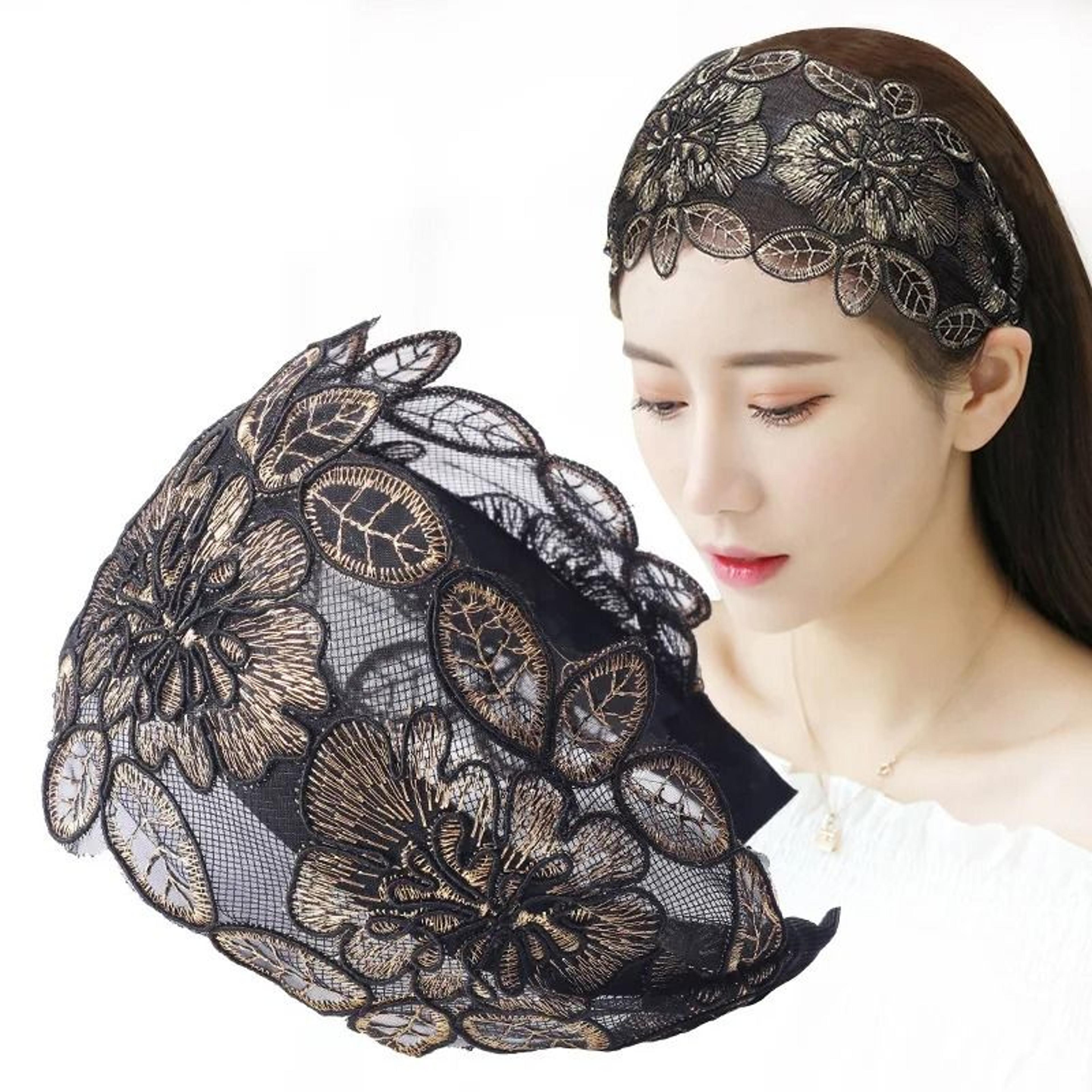 LaceBloom Floral Headband 1