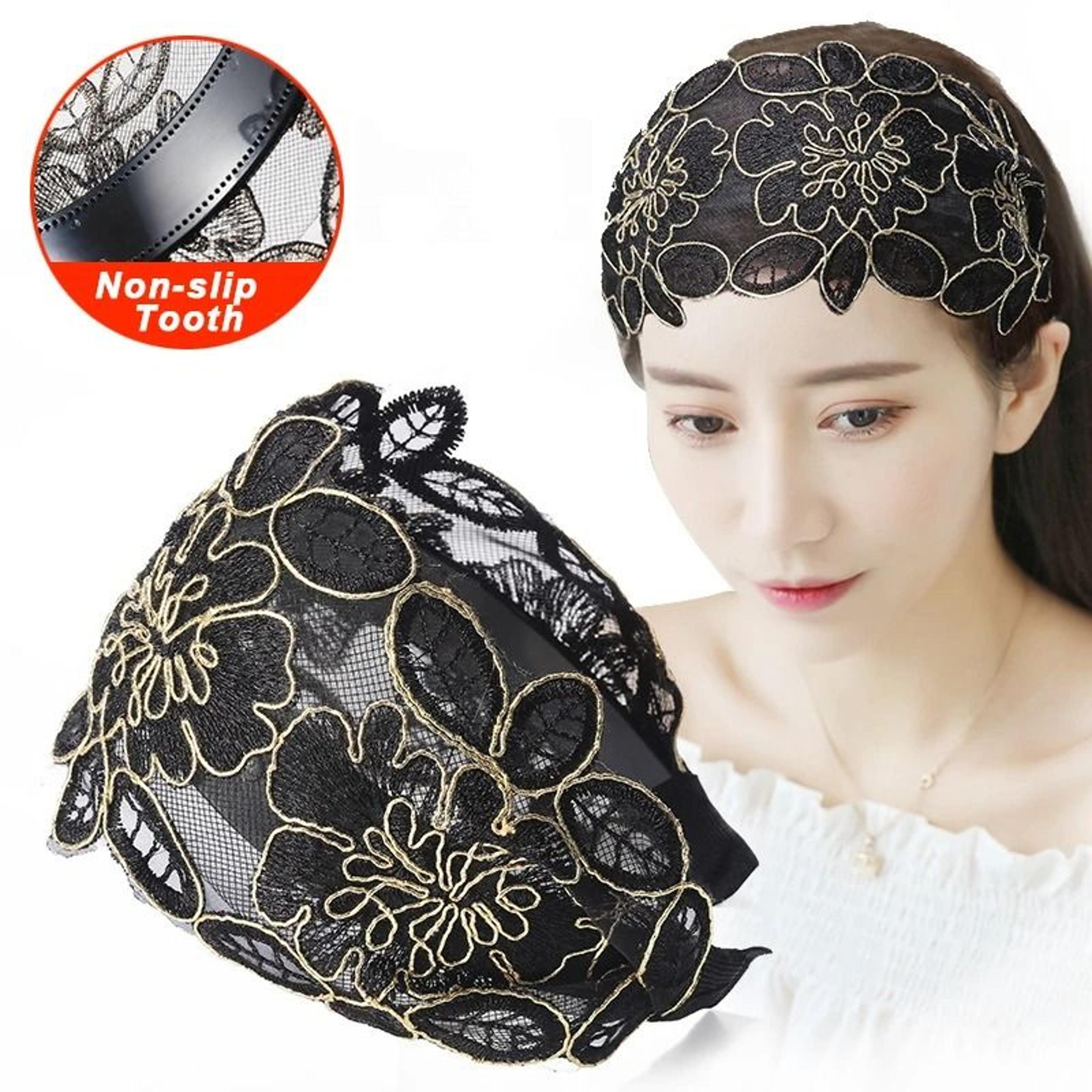 LaceBloom Floral Headband 8