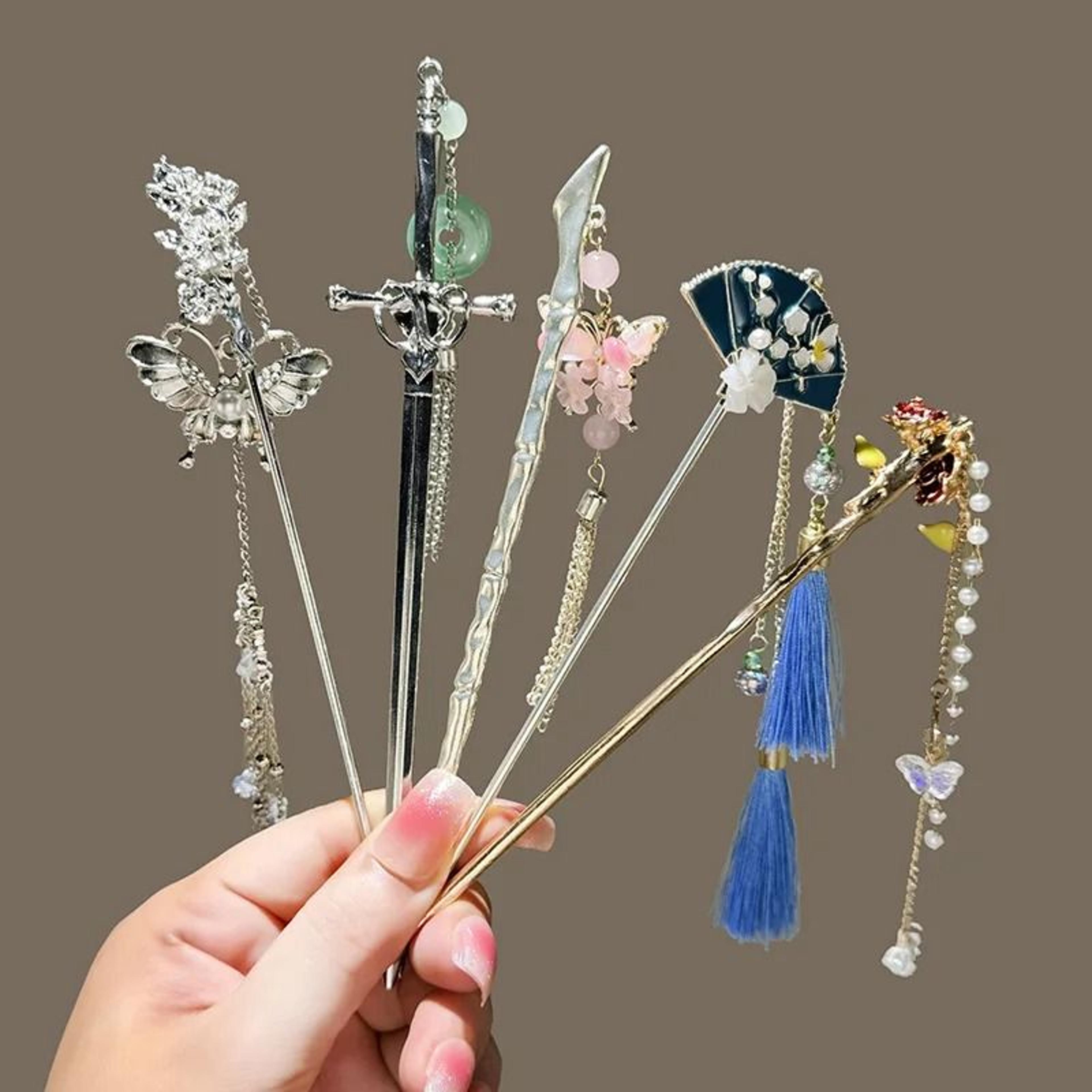 DynastyBlade Tassel Hair Stick 16
