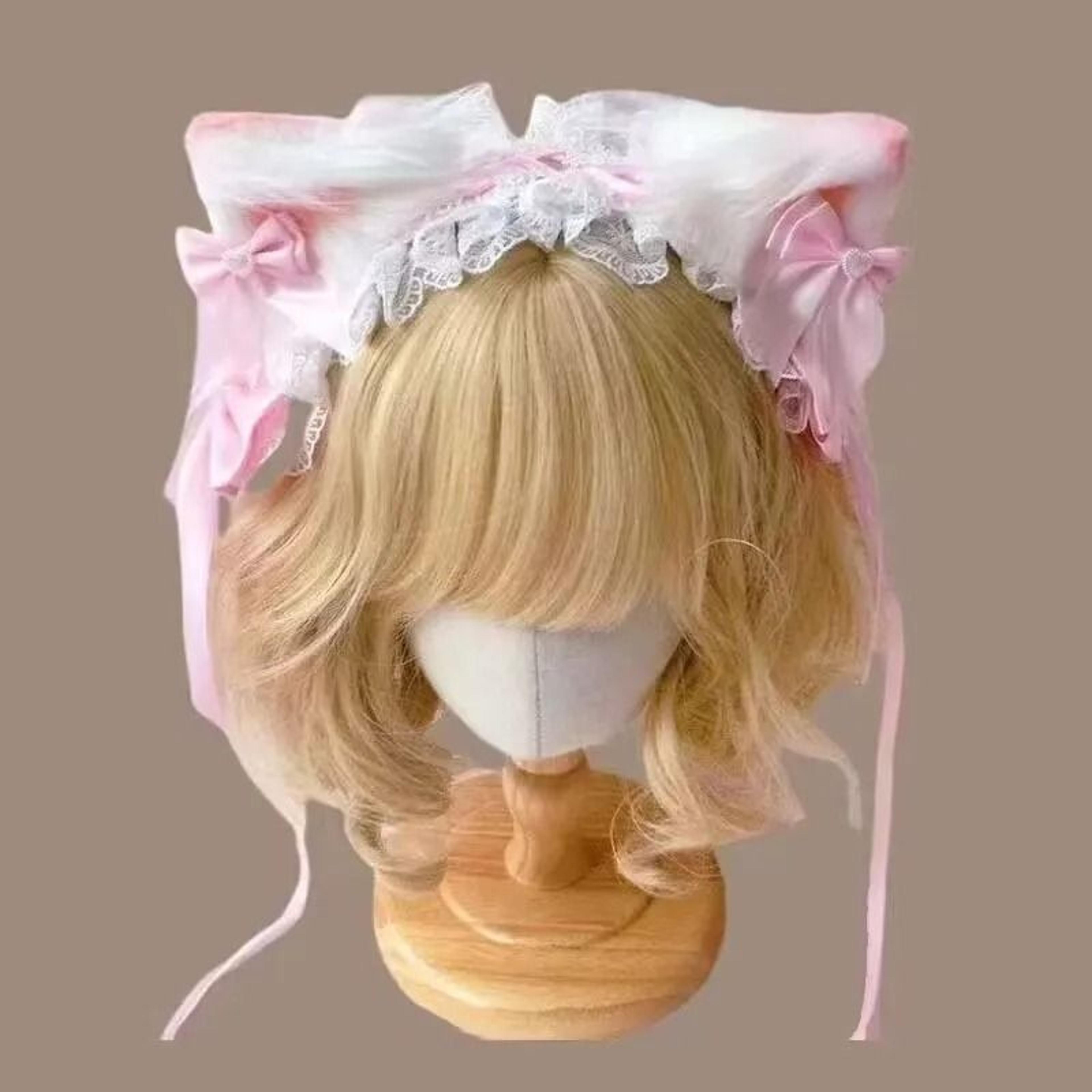 KittyLace Bow Cat Headband 1