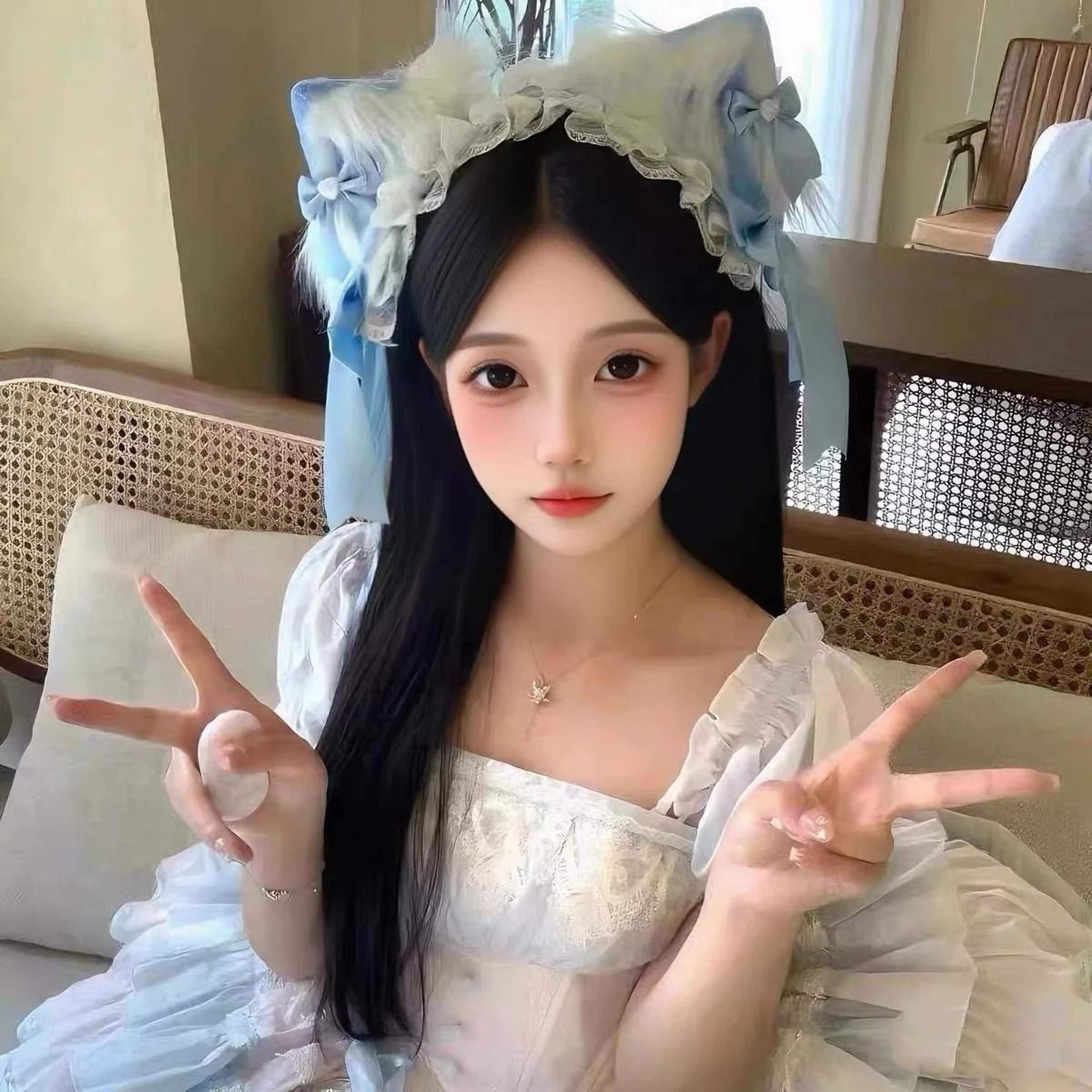 KittyLace Bow Cat Headband 6