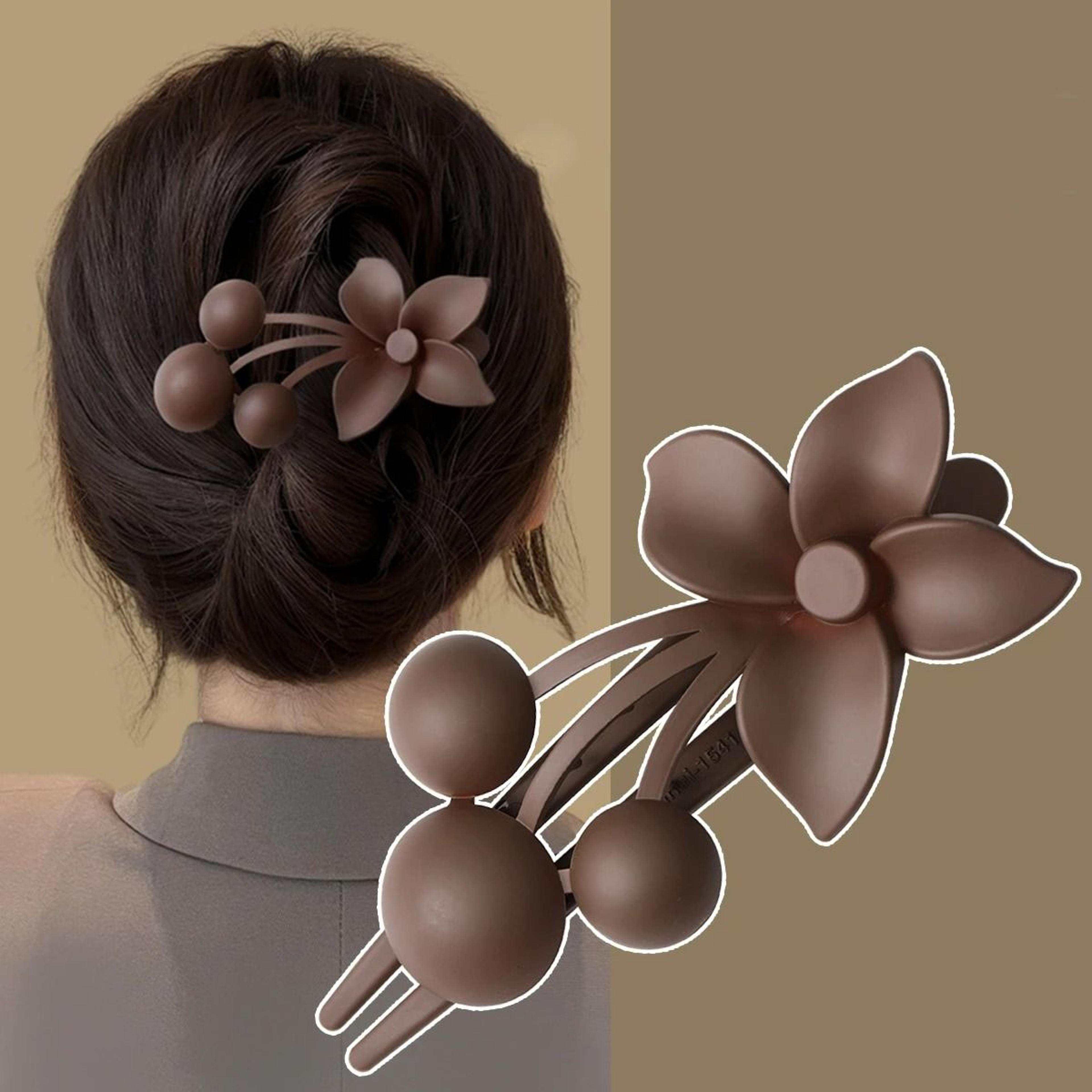 FrostBloom Flower Hair Claw 2