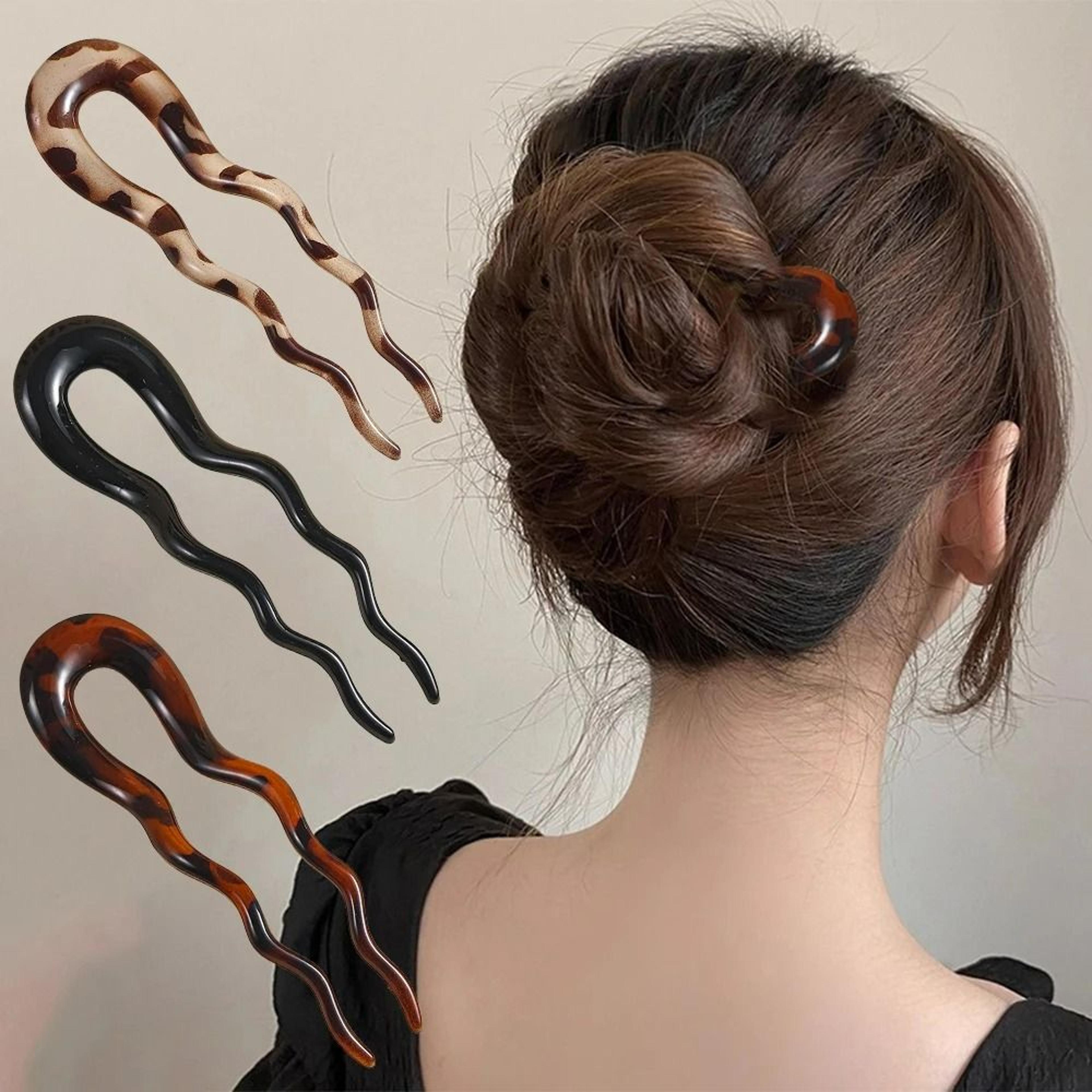 LeopardWave Acetate Hair Fork 0