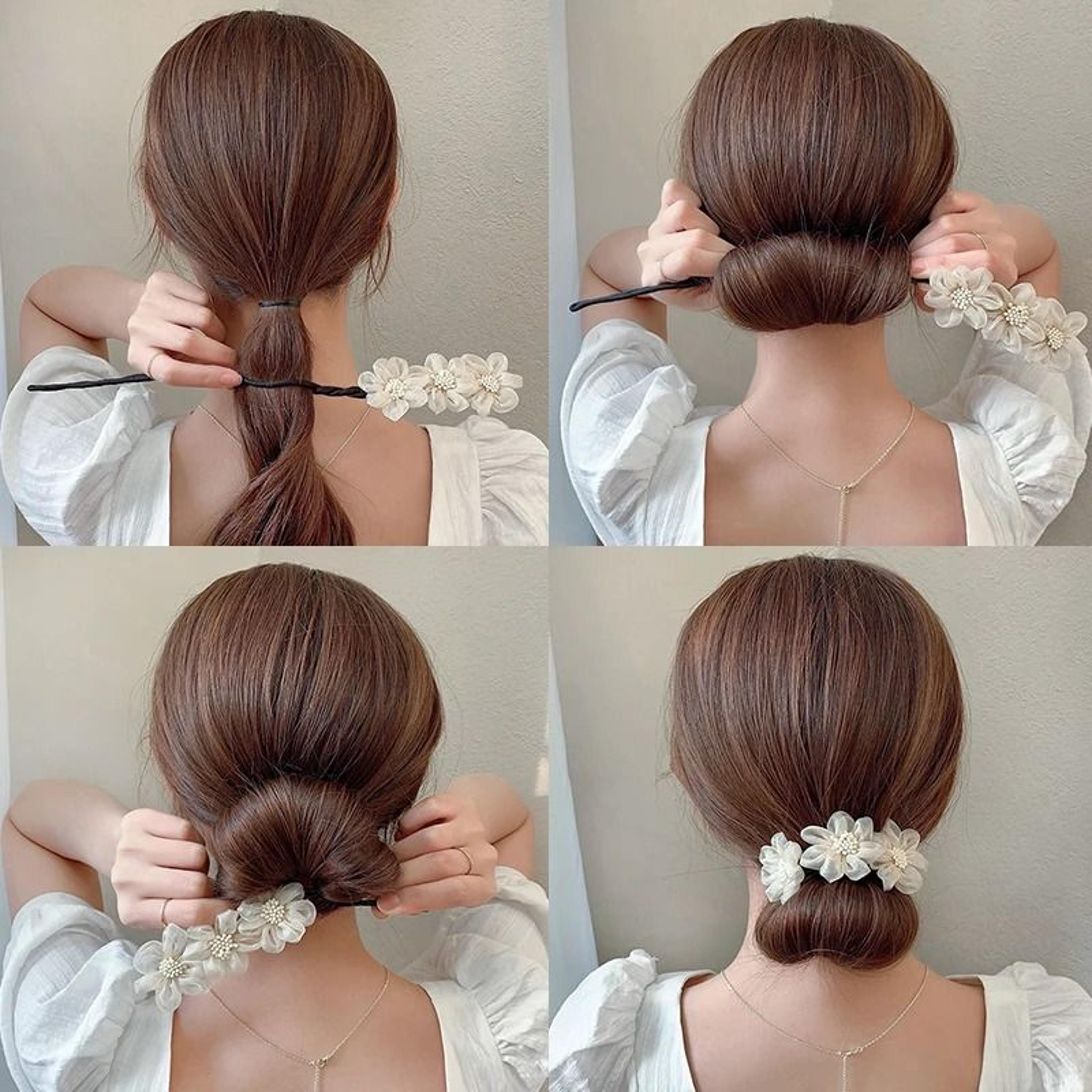 BloomTwist Chiffon Bun Maker 1