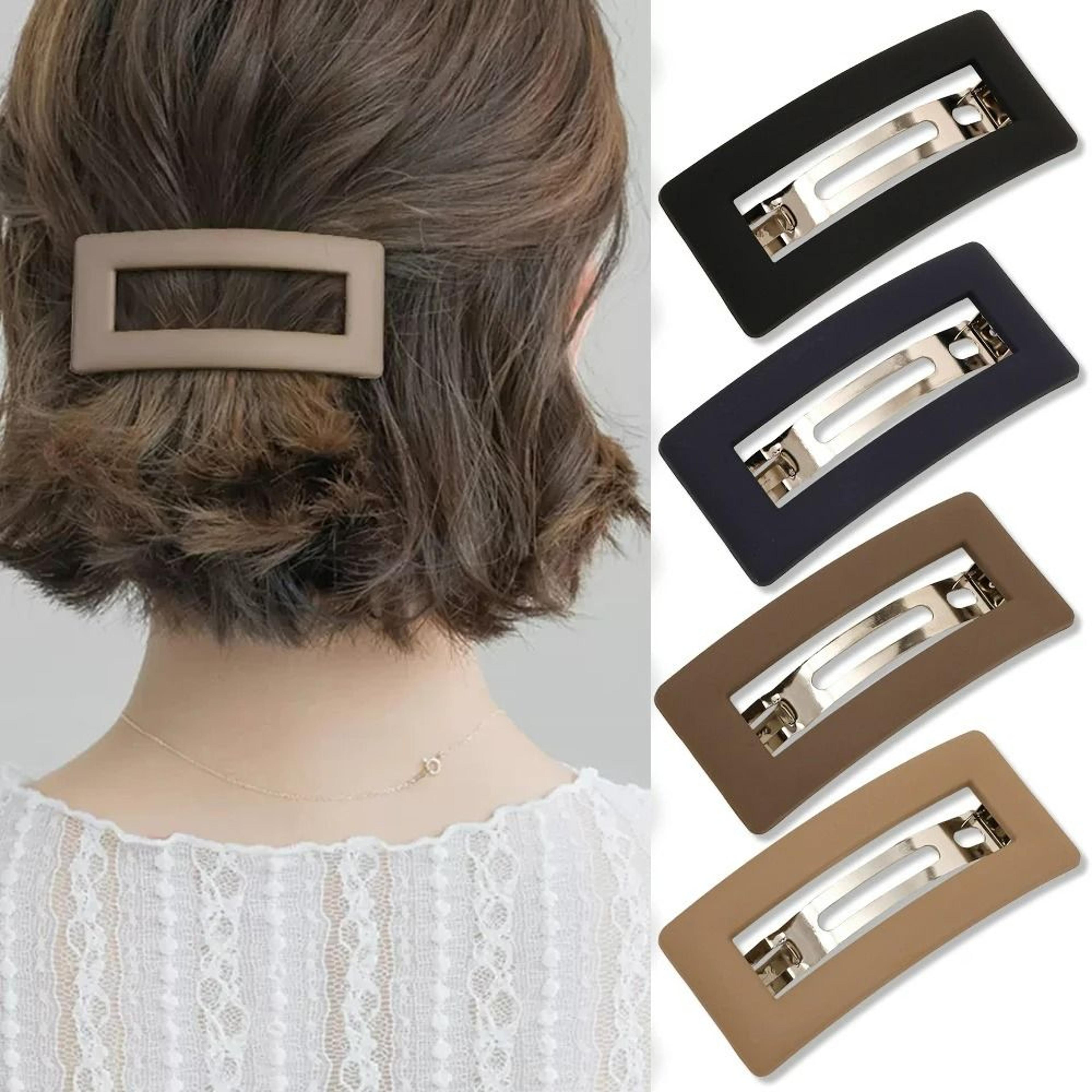 SoftGrip Matte Spring Hair Clip 0