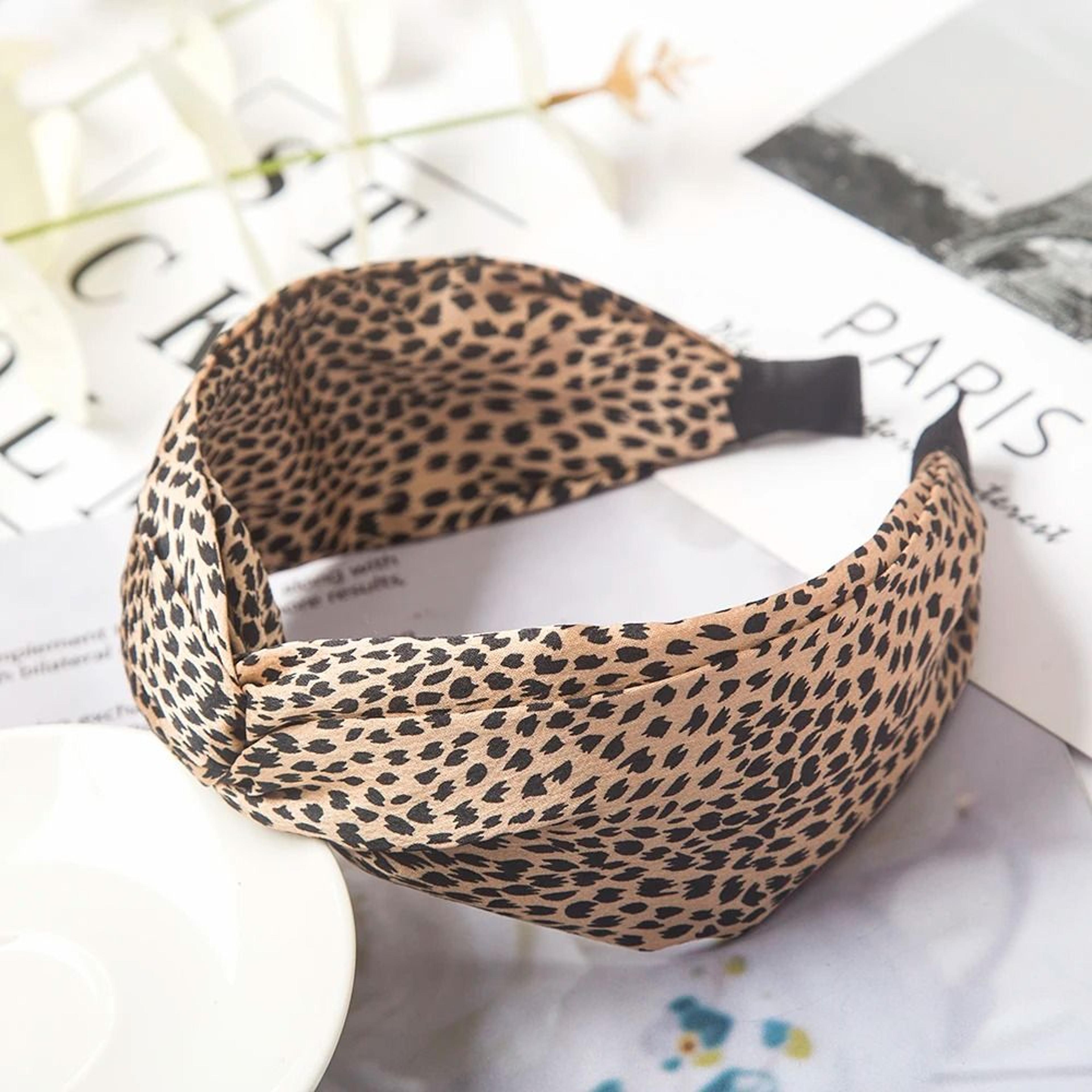 WildKnot Leopard Cross Headband 11