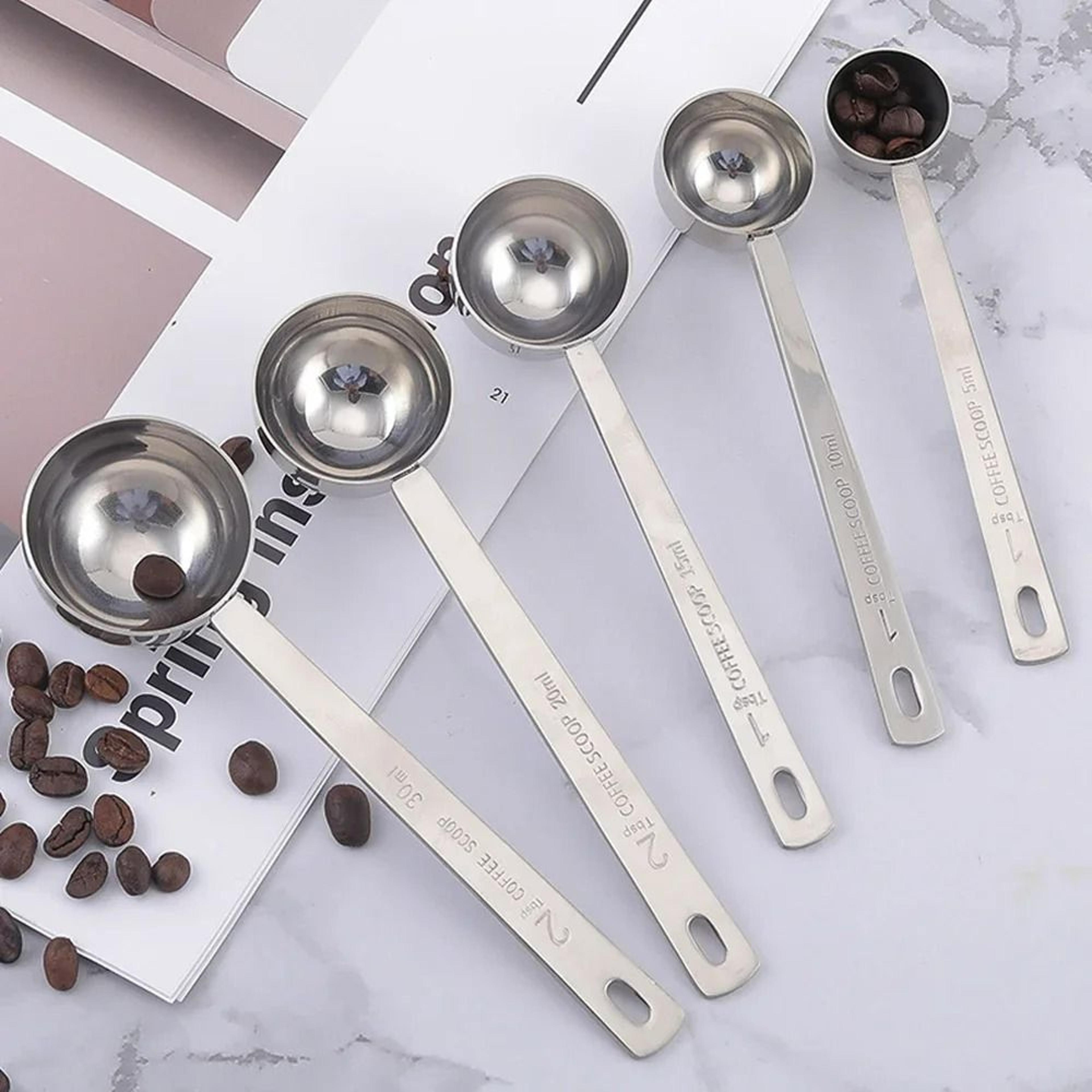 measurepress stainless steel scoop
