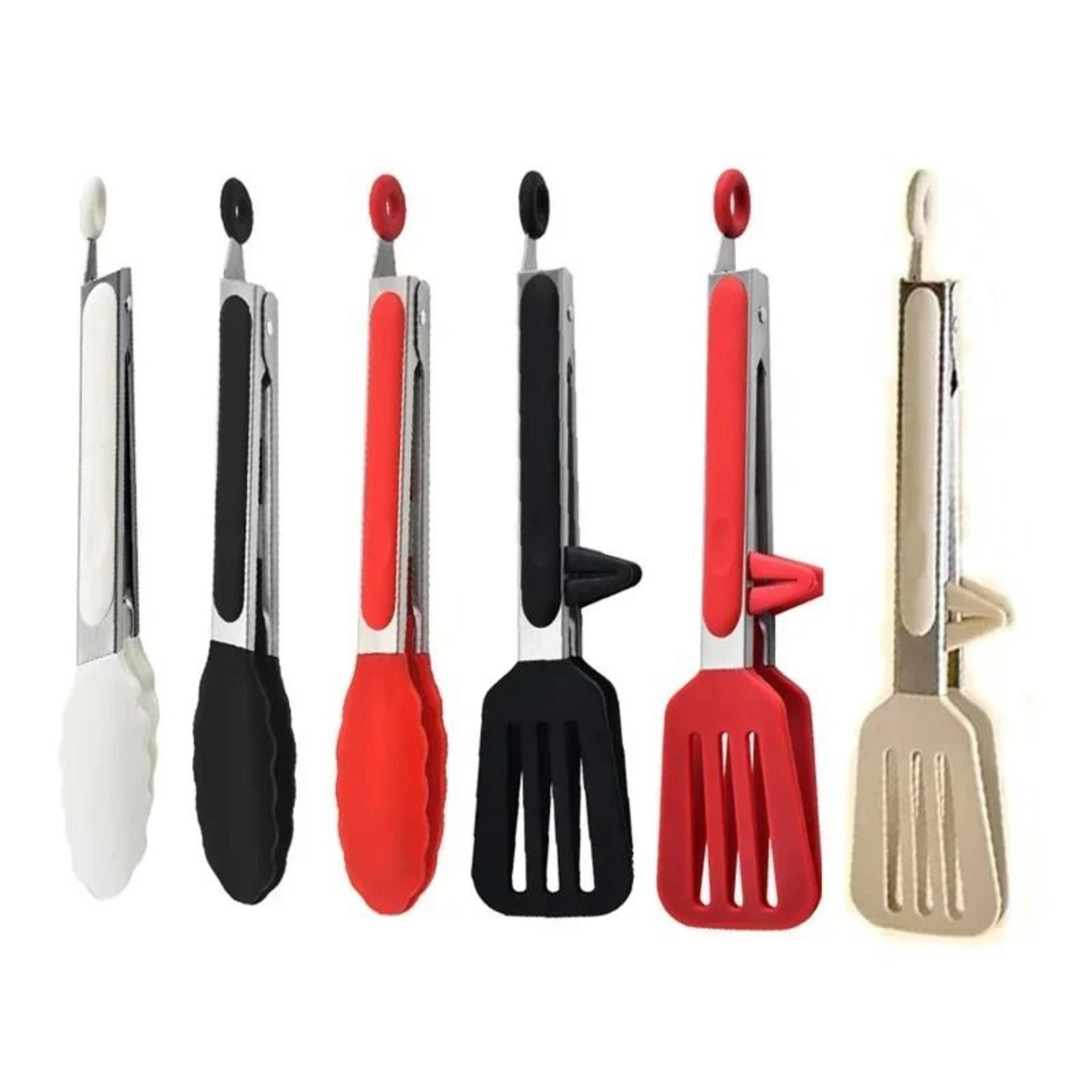 savorgrip silicone food tongs