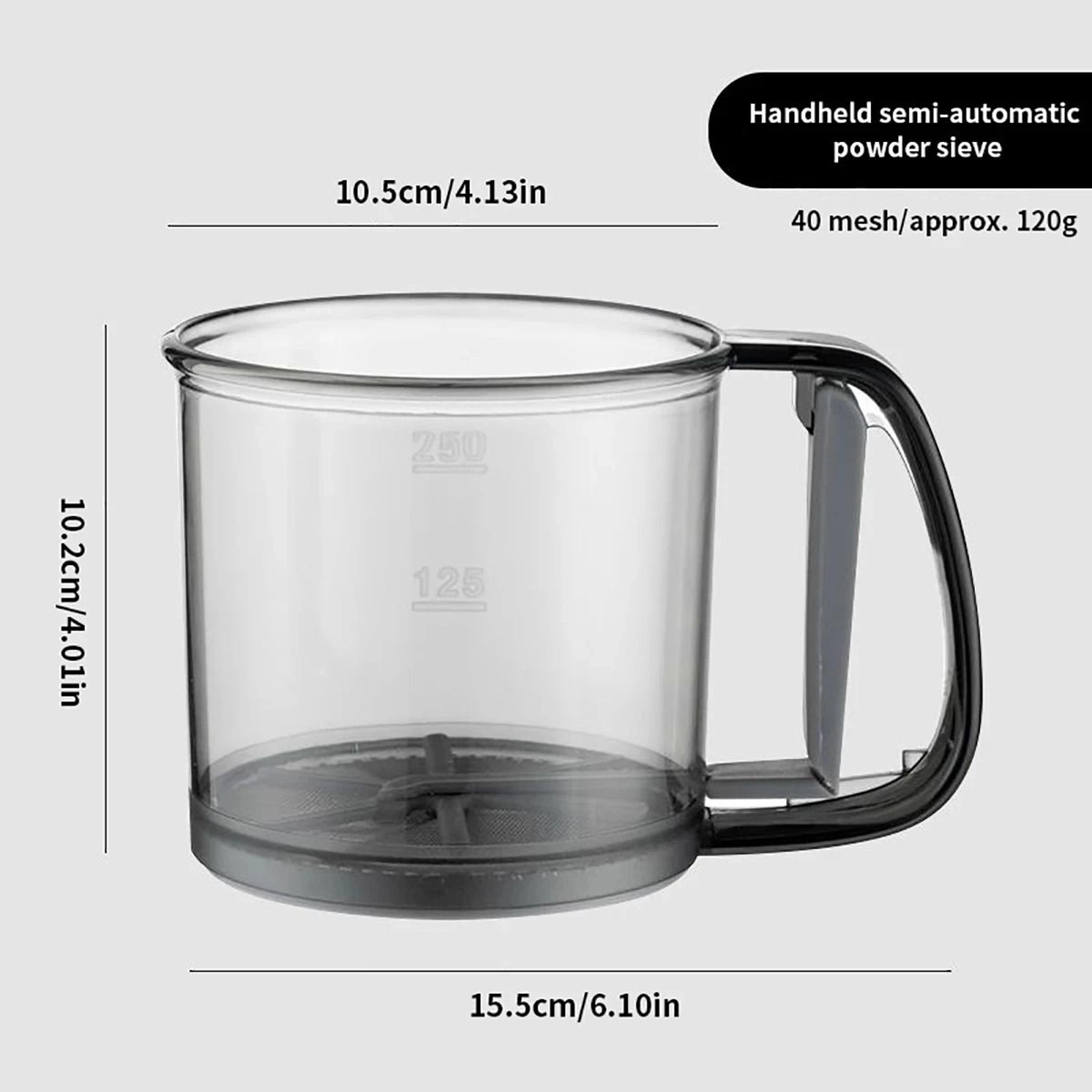 BakeEase Hand Press Flour Sifter 6