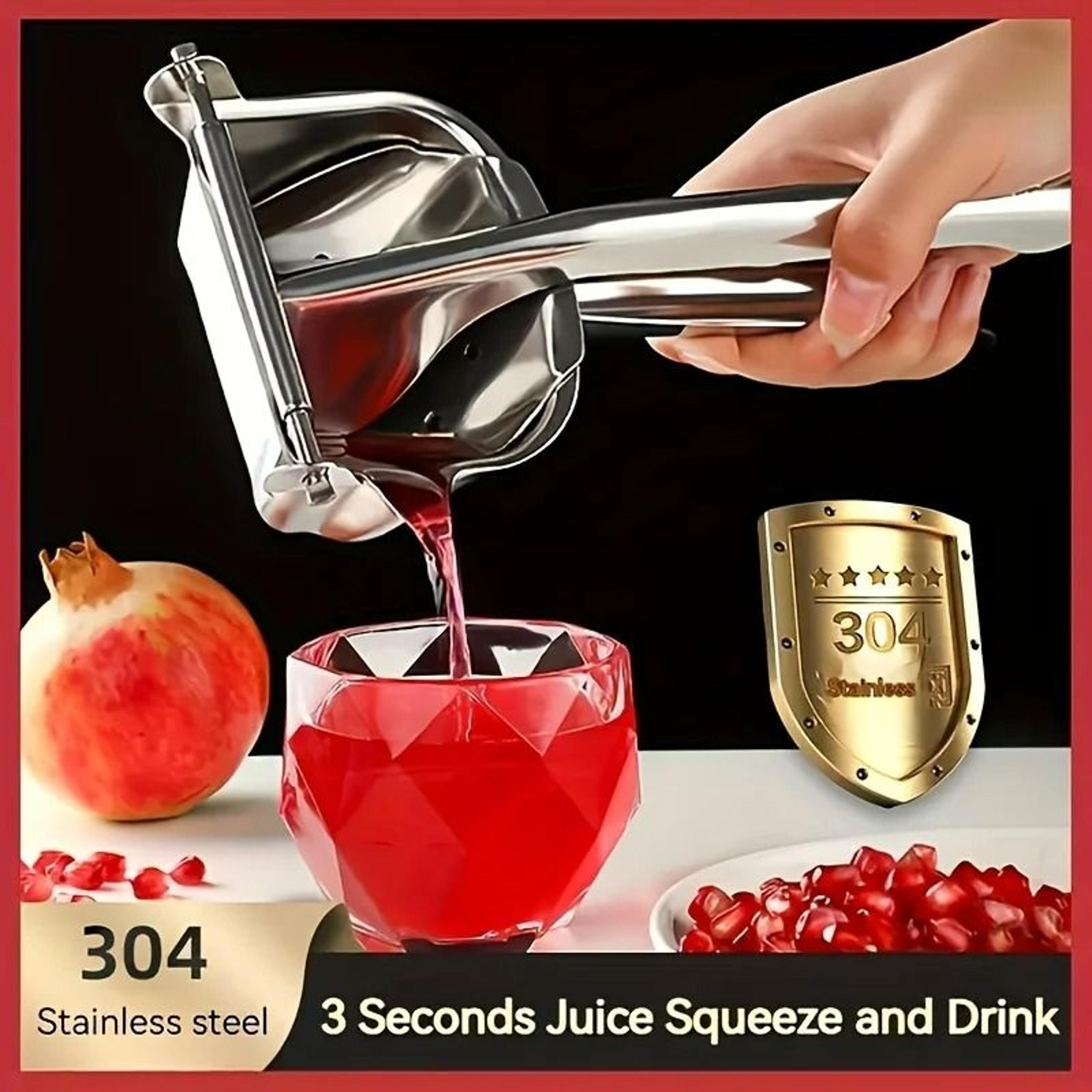 PurePress Stainless Steel Manual Juicer 1