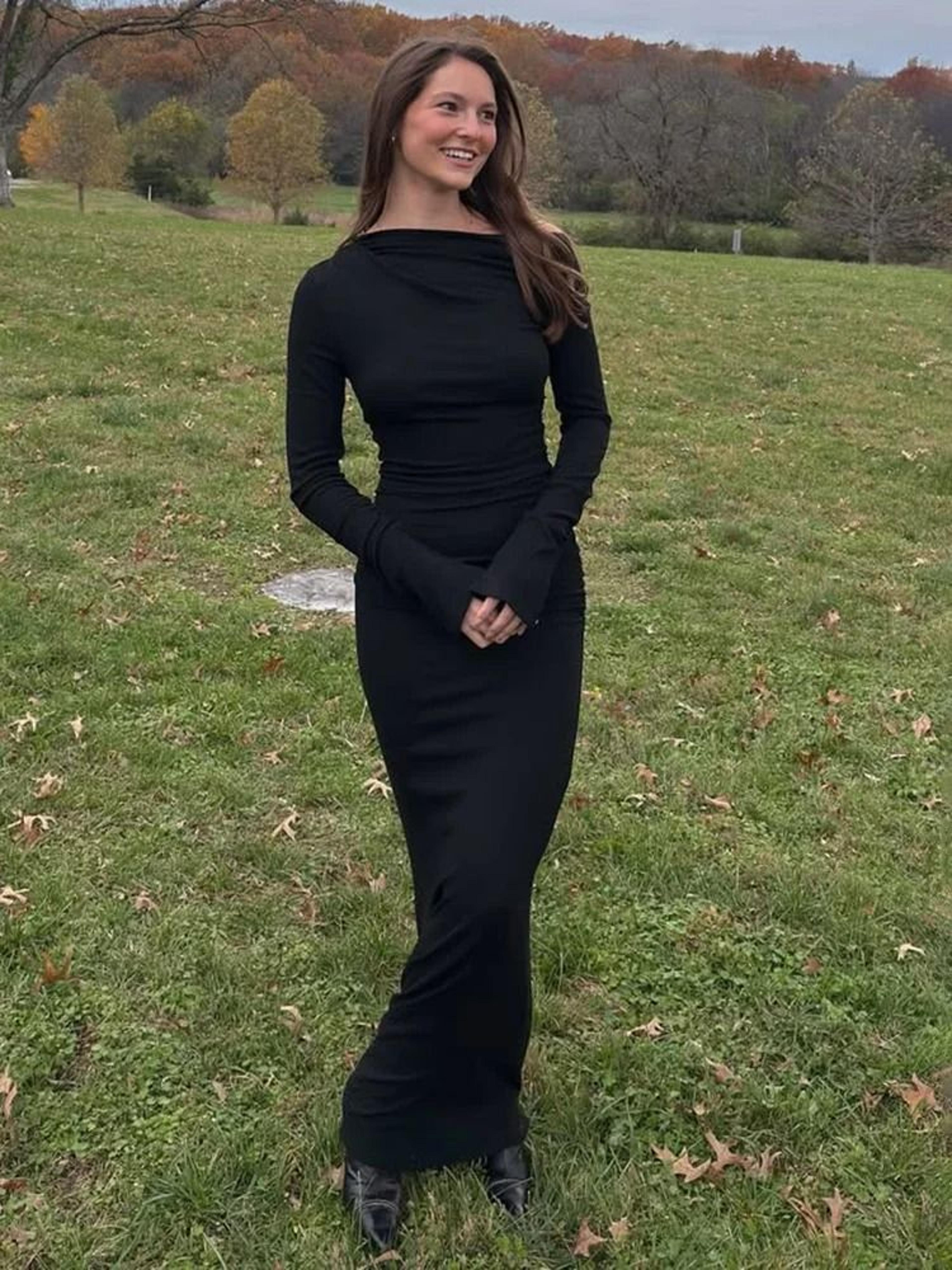 IvoryMuse Asymmetrical Maxi Dress 3