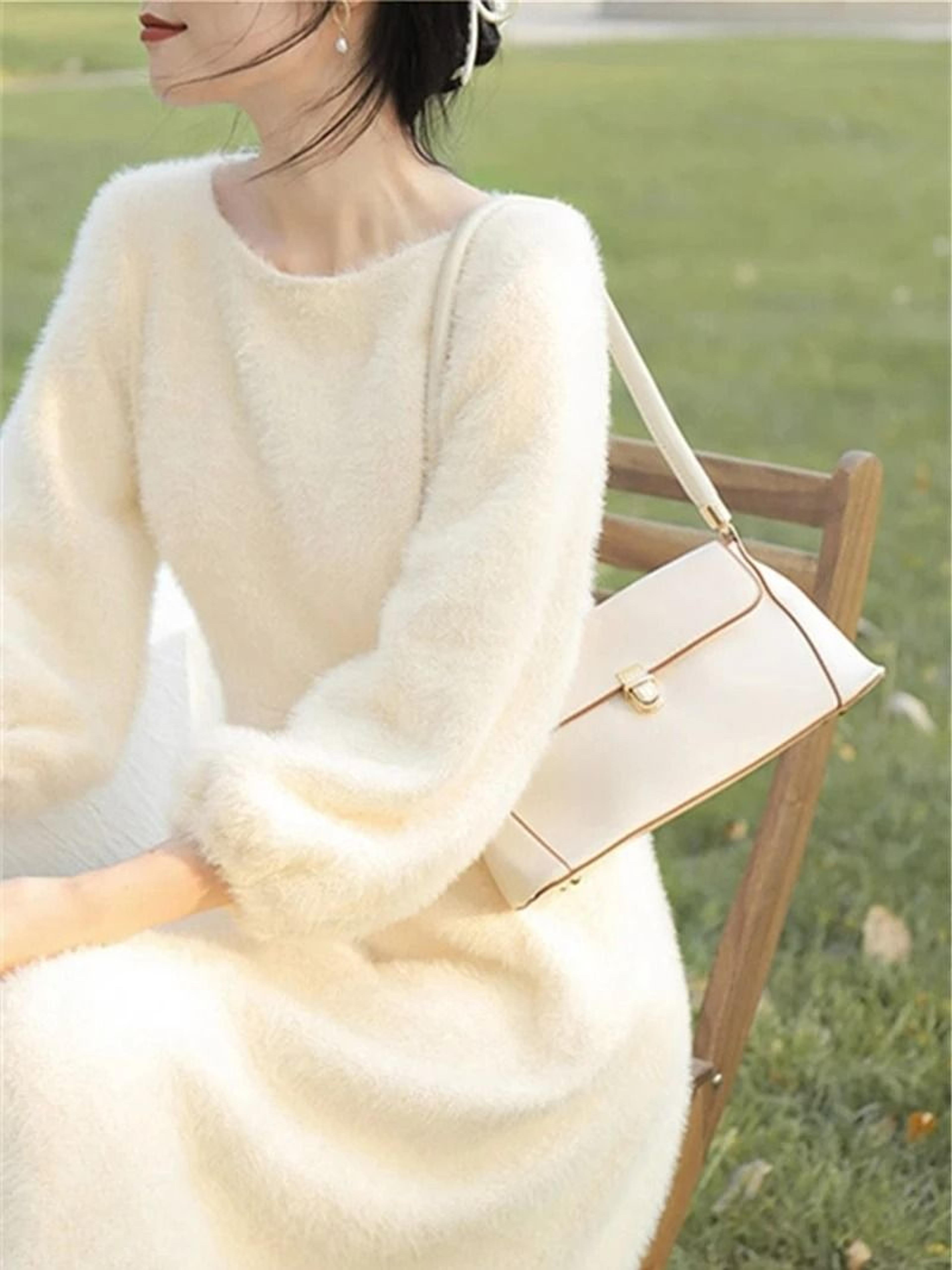 Veloura Plush Sweater Dress 4