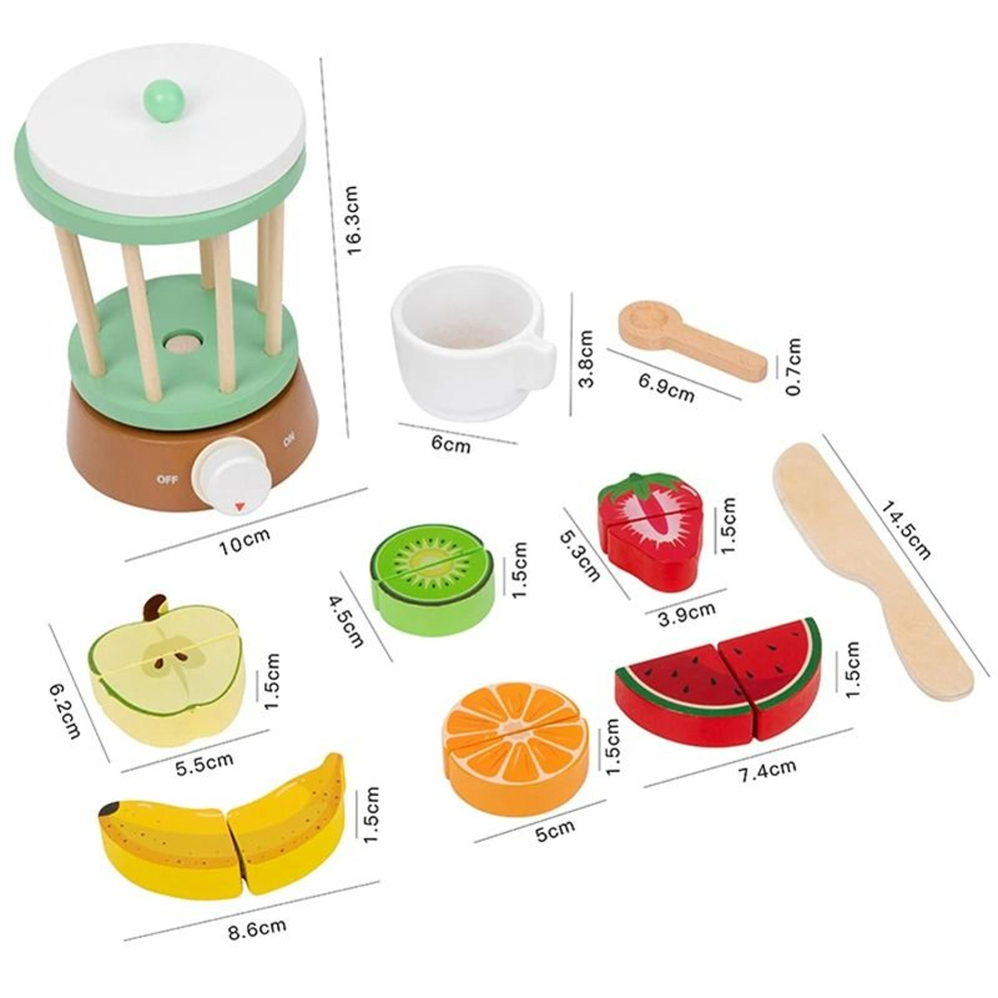LittleChef Wooden Kitchen Play Set 6