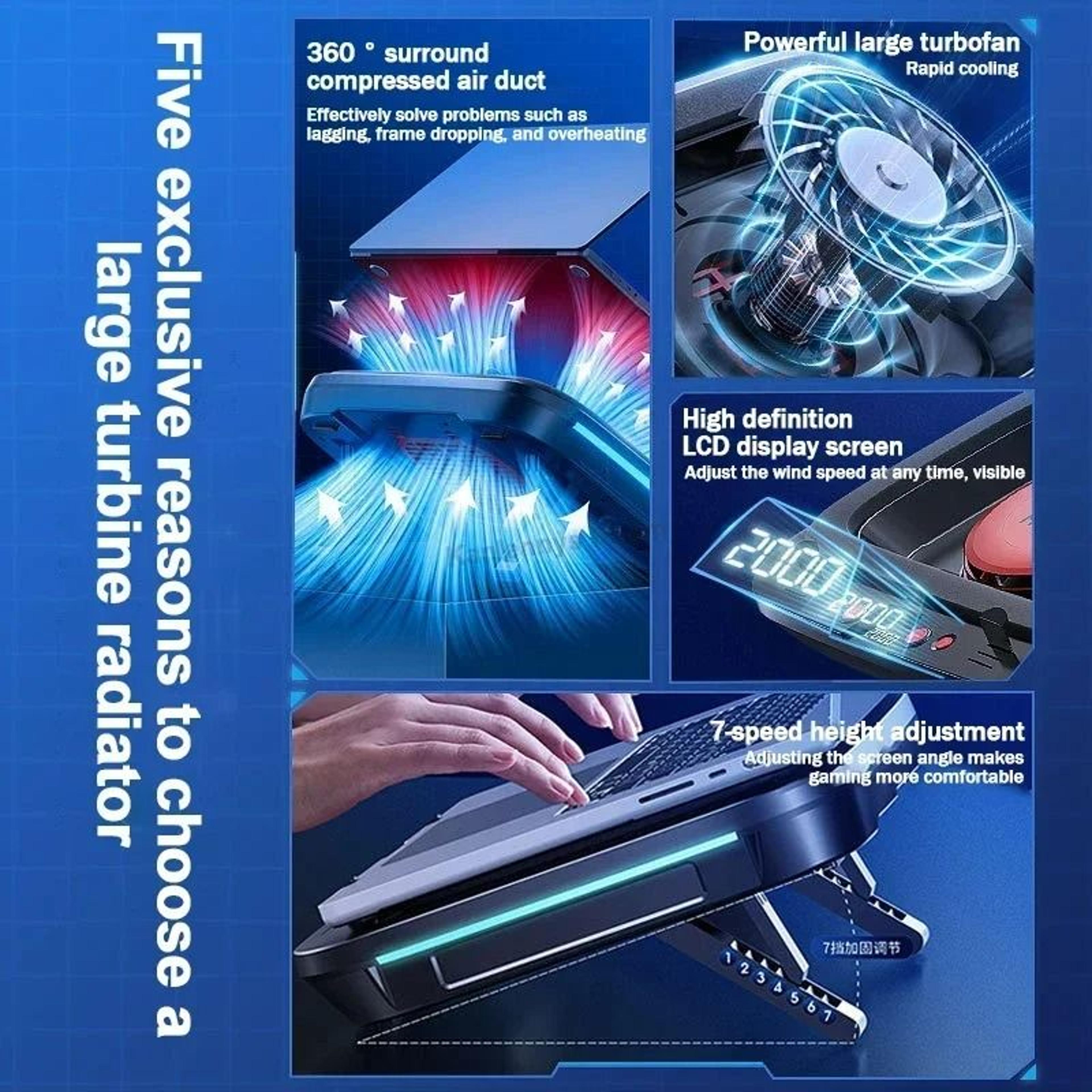 TurboBreeze FL08 Laptop Cooler 5