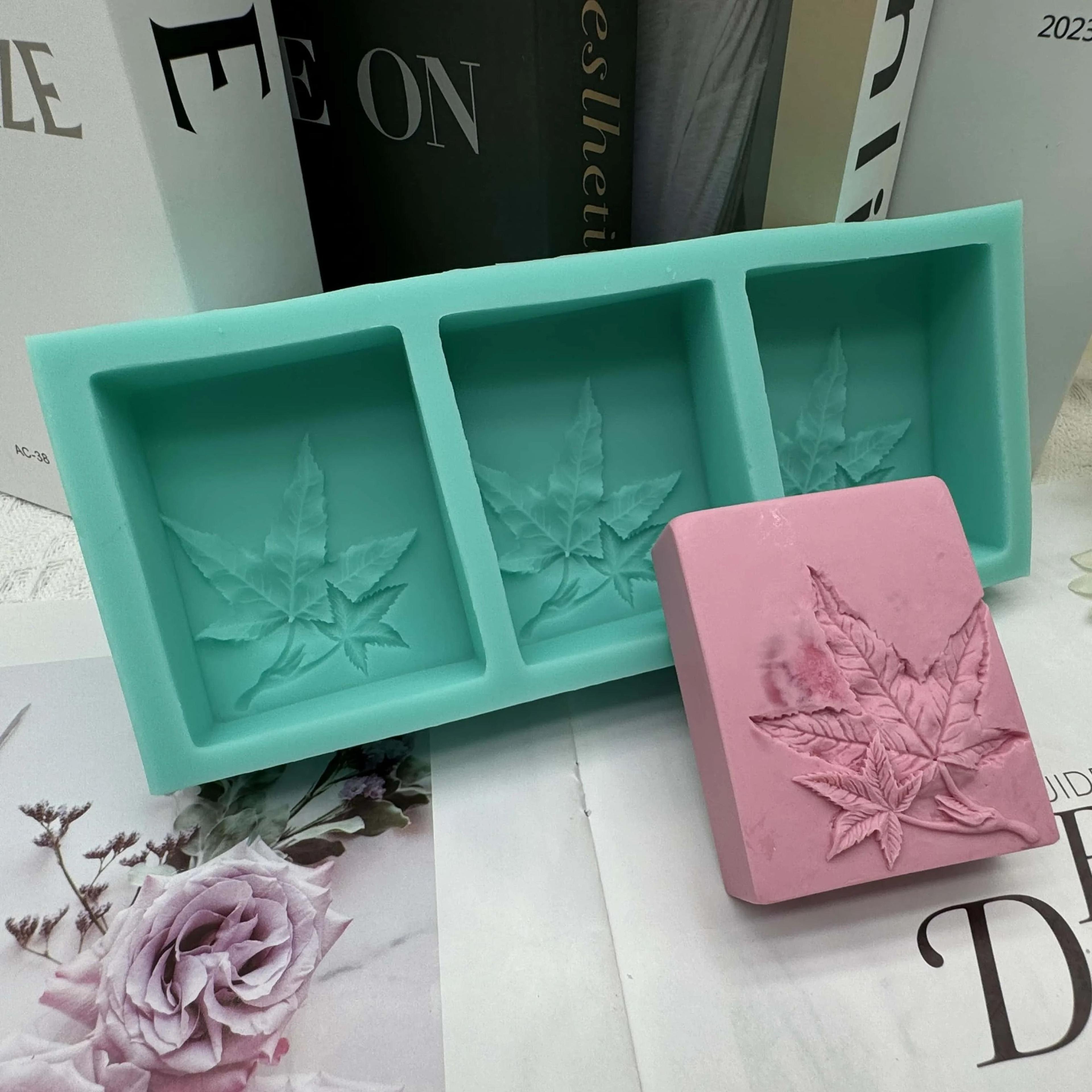 PetalBloom 3 Cavity Soap Mold 4