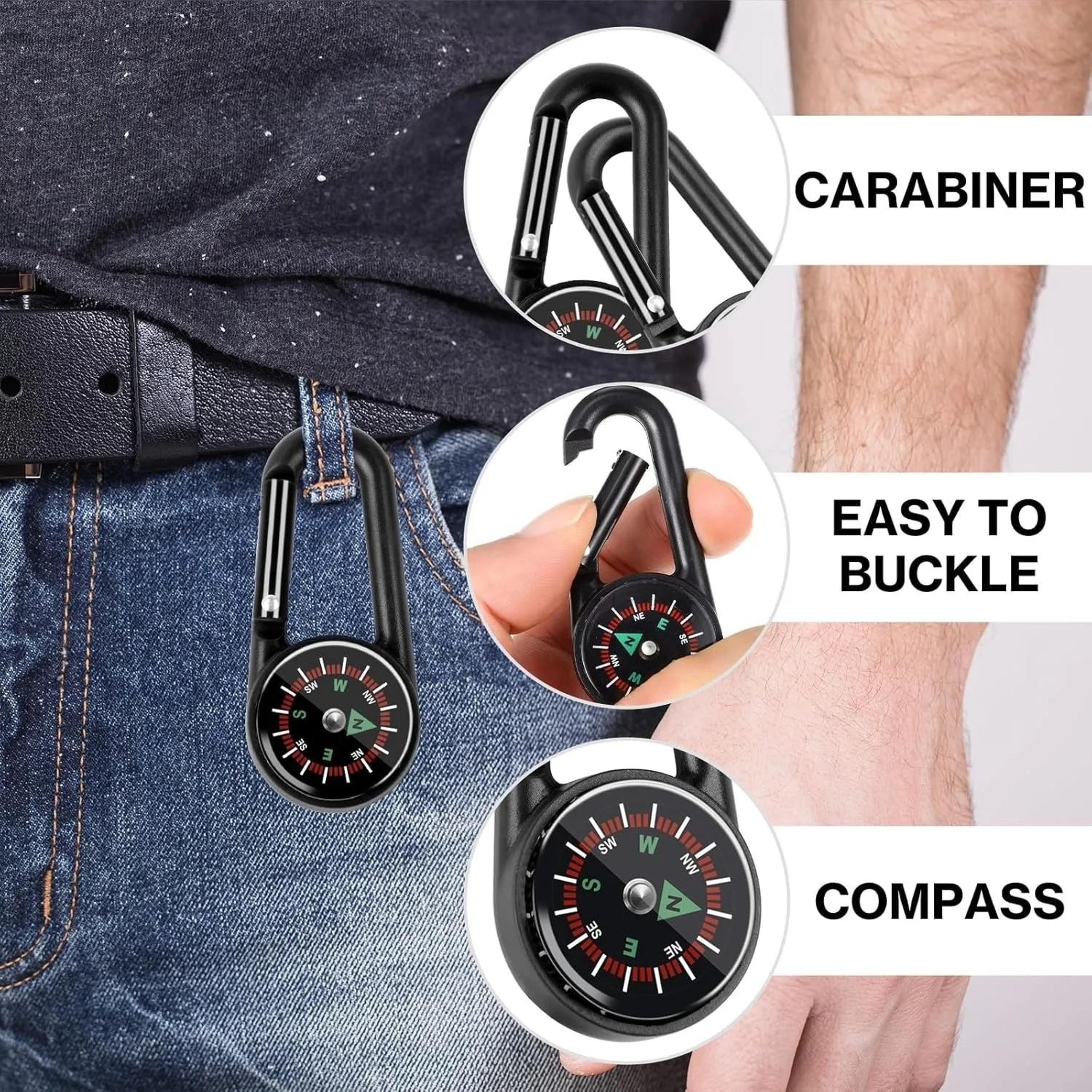 TrailSense 3 In 1 Compass Carabiner 5