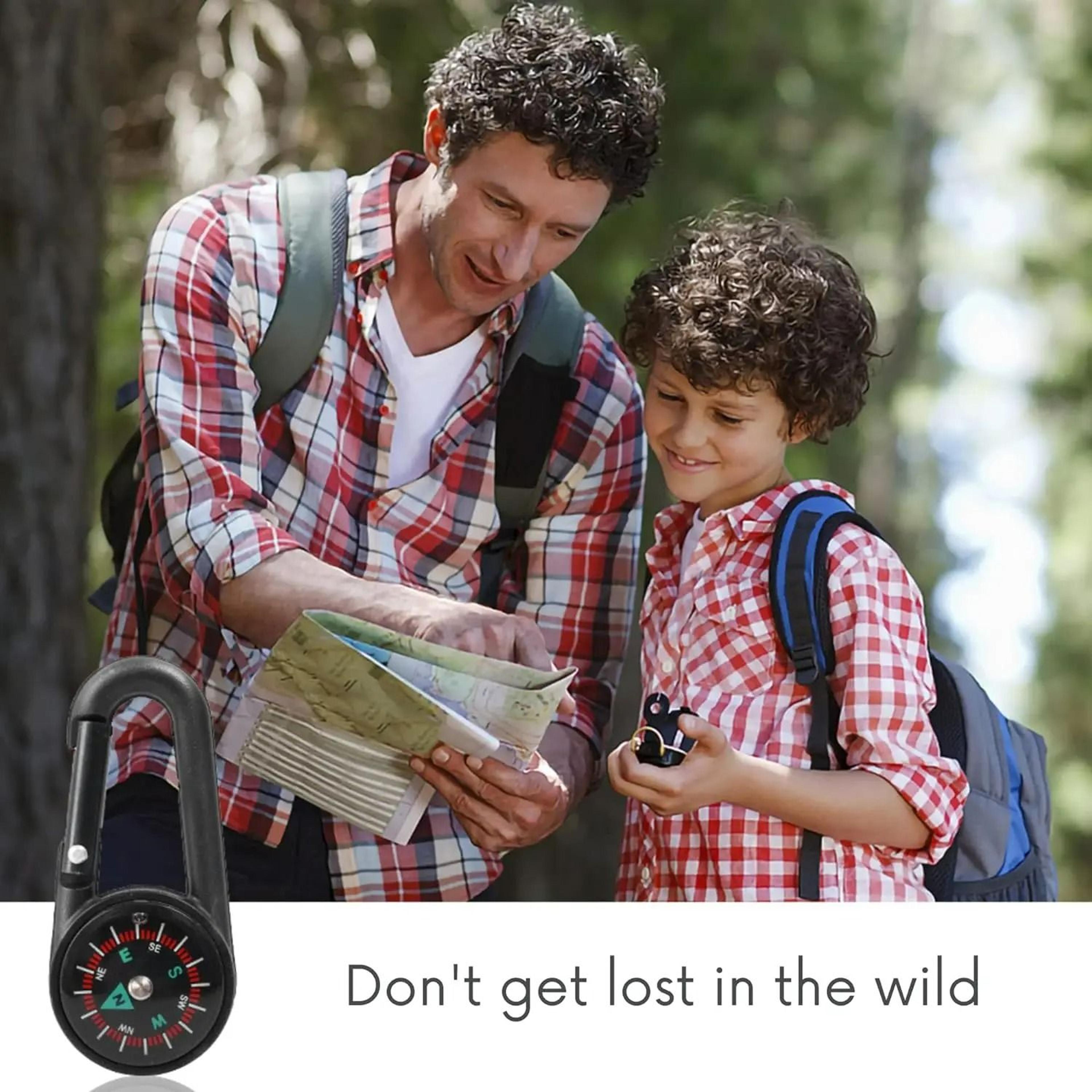 TrailSense 3 In 1 Compass Carabiner 6