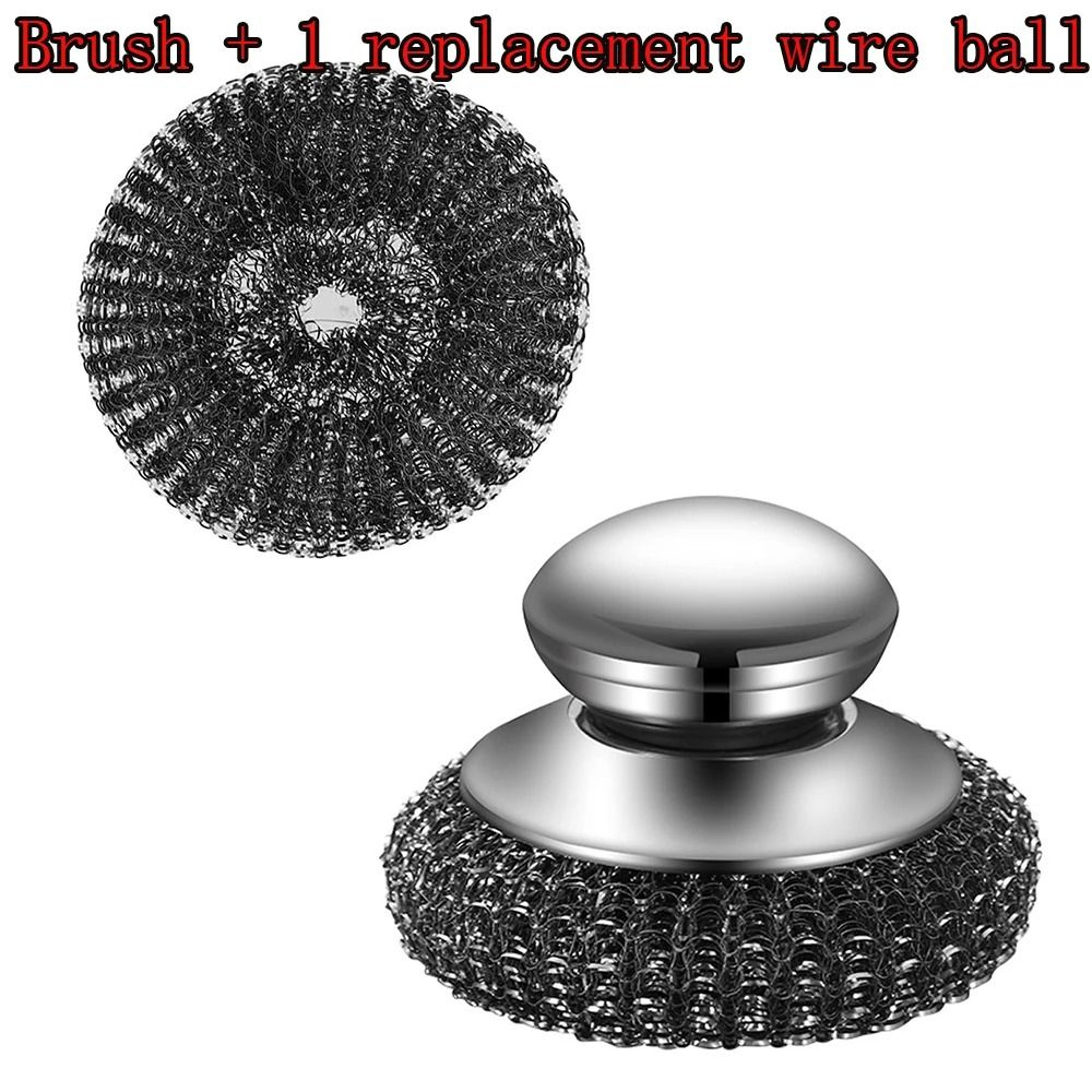 ScrubEase Steel Wool Cleaning Brush 8