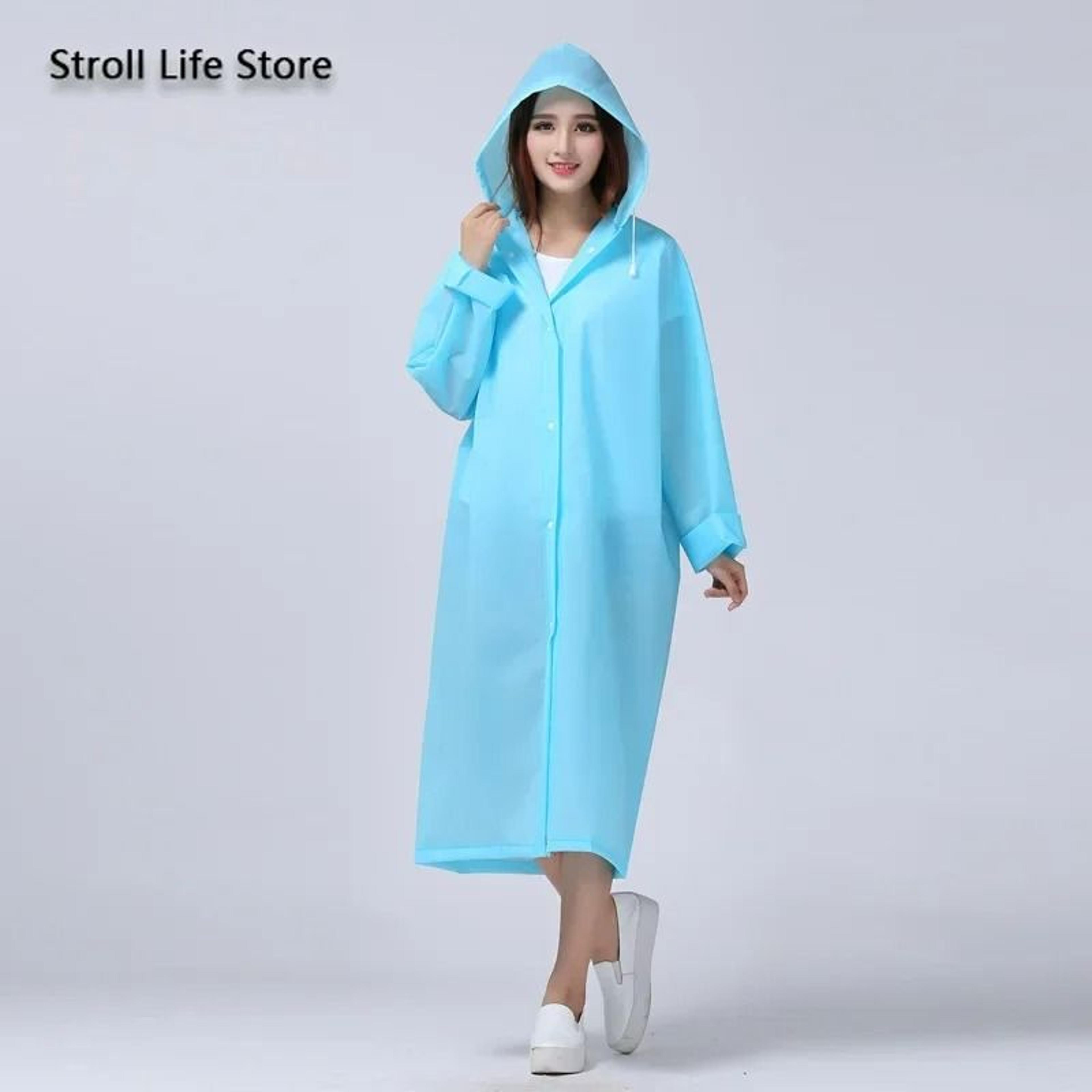 RainGlow Translucent Waterproof Rain Poncho 3