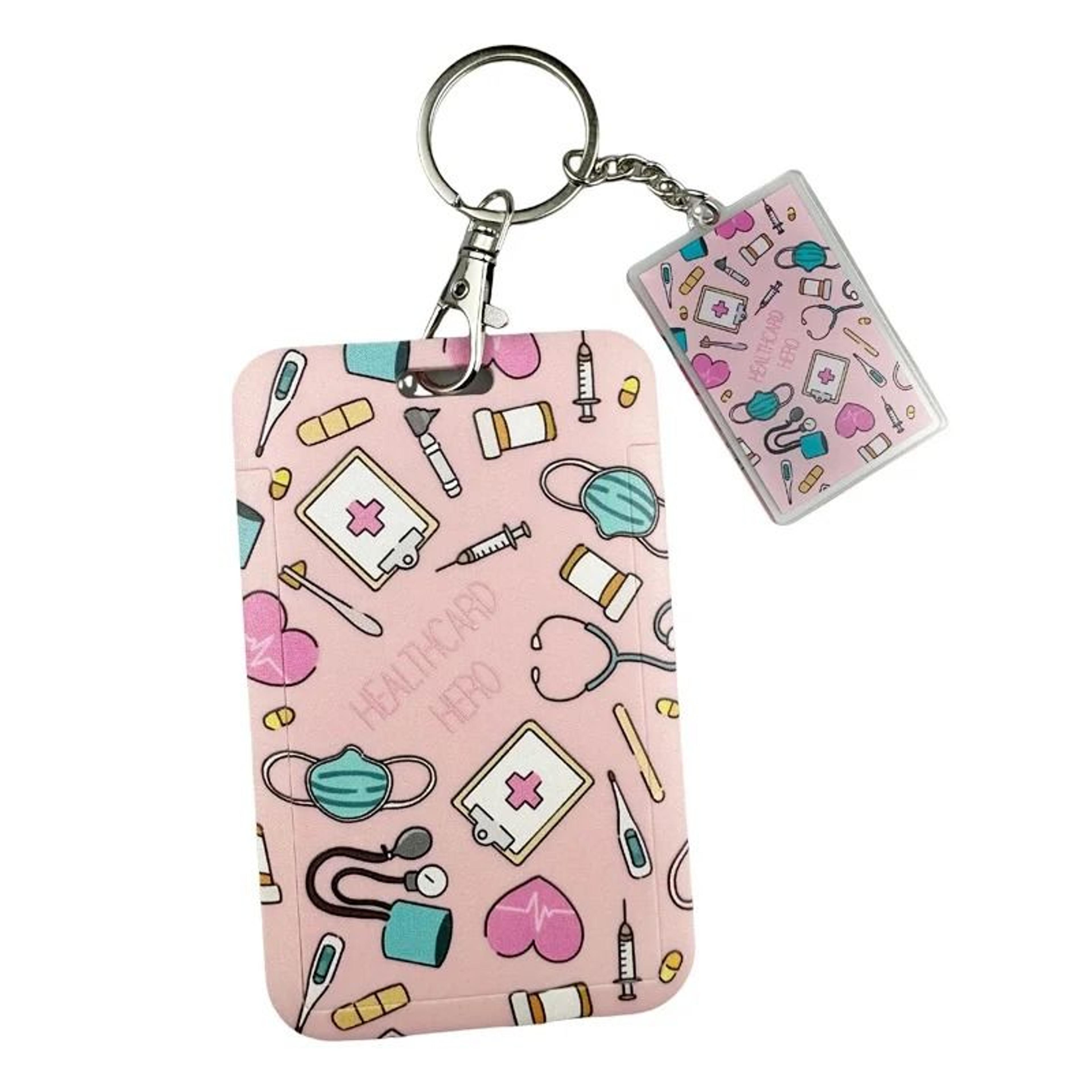 BlushPass Pink Lanyard Card Holder 3
