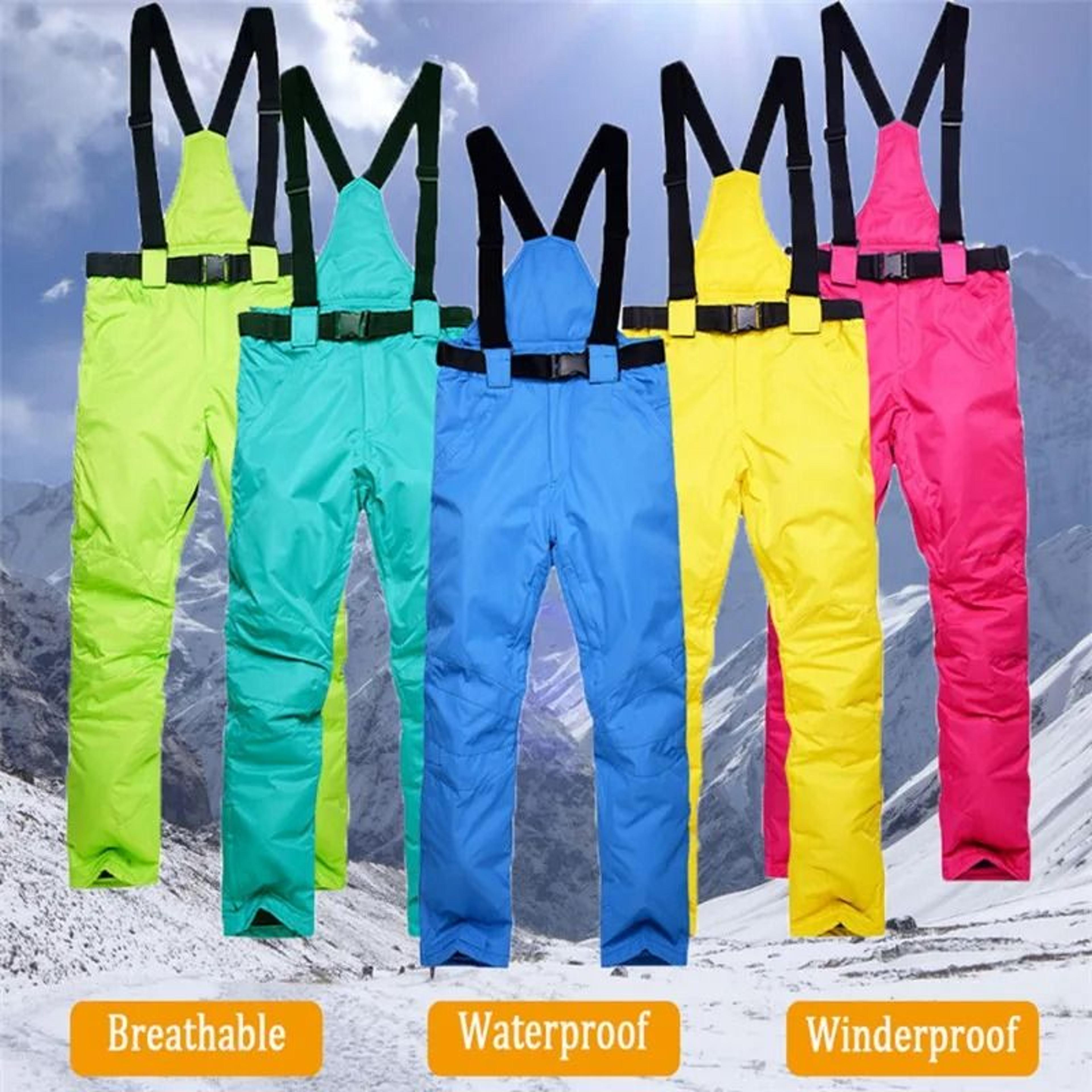 snowguard waterproof insulated ski suspender pants
