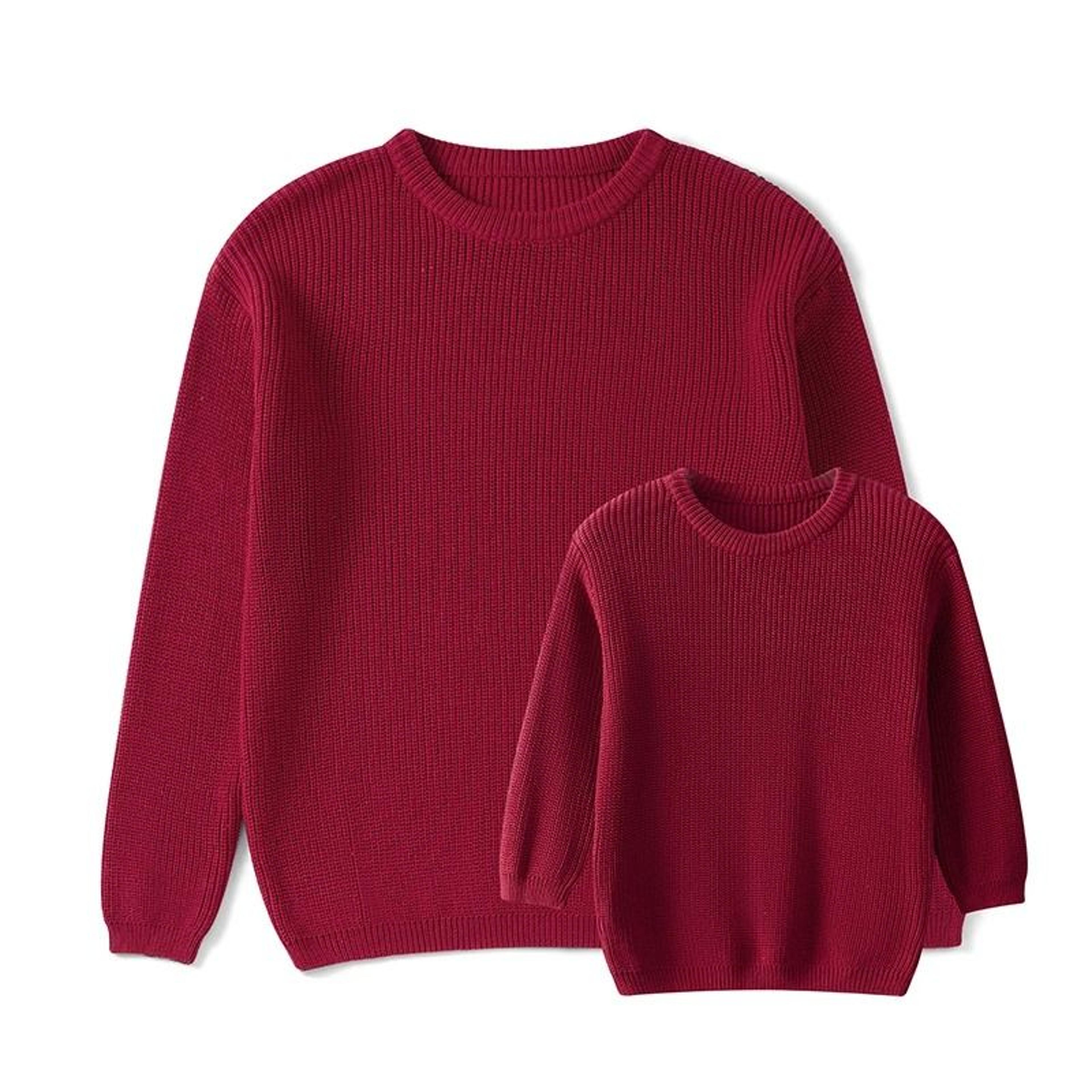 CozyBond Mommy And Me Matching Knit Sweaters 11