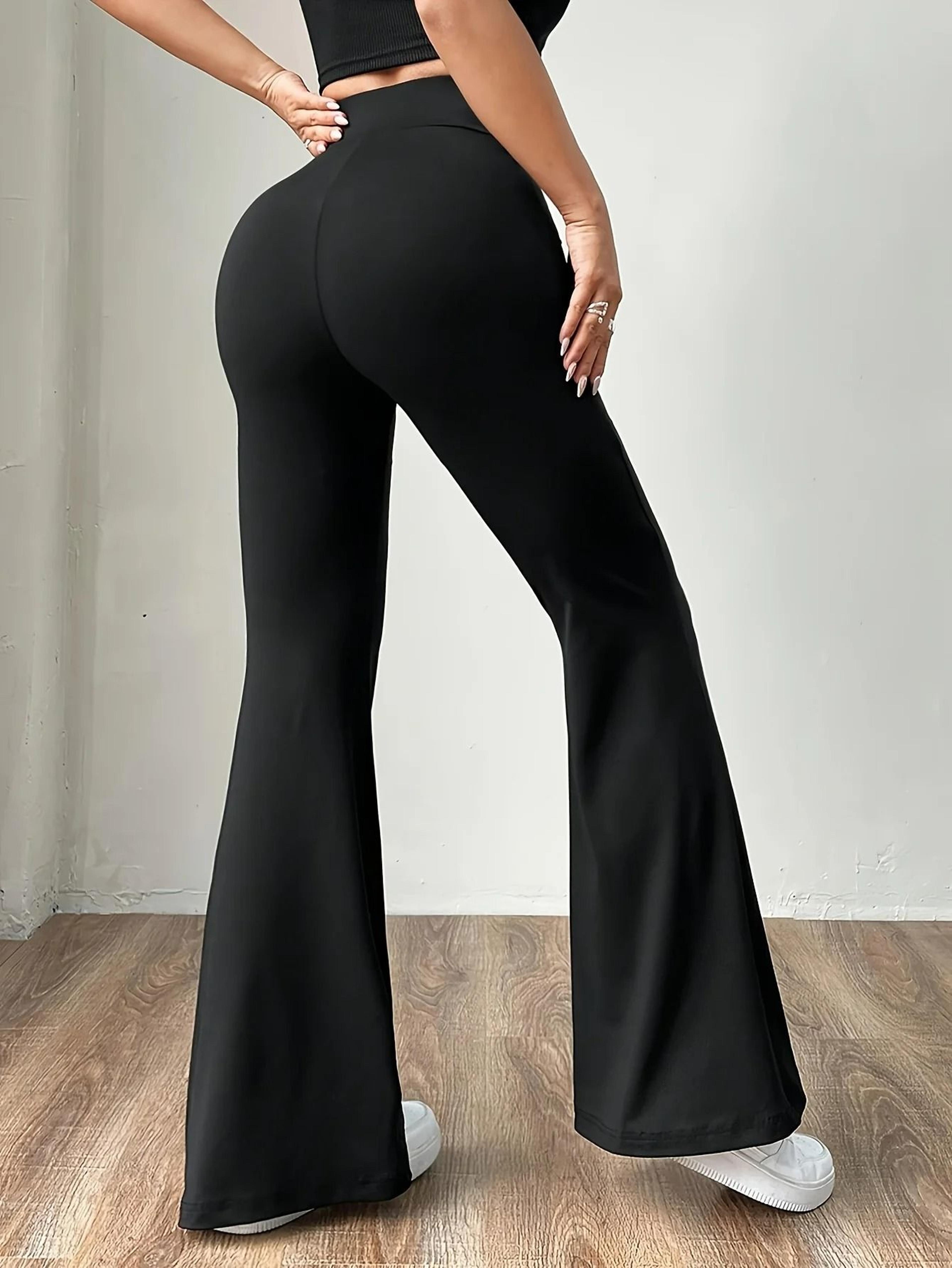 CurveEase High Waist Tummy Control Flare Pants 1