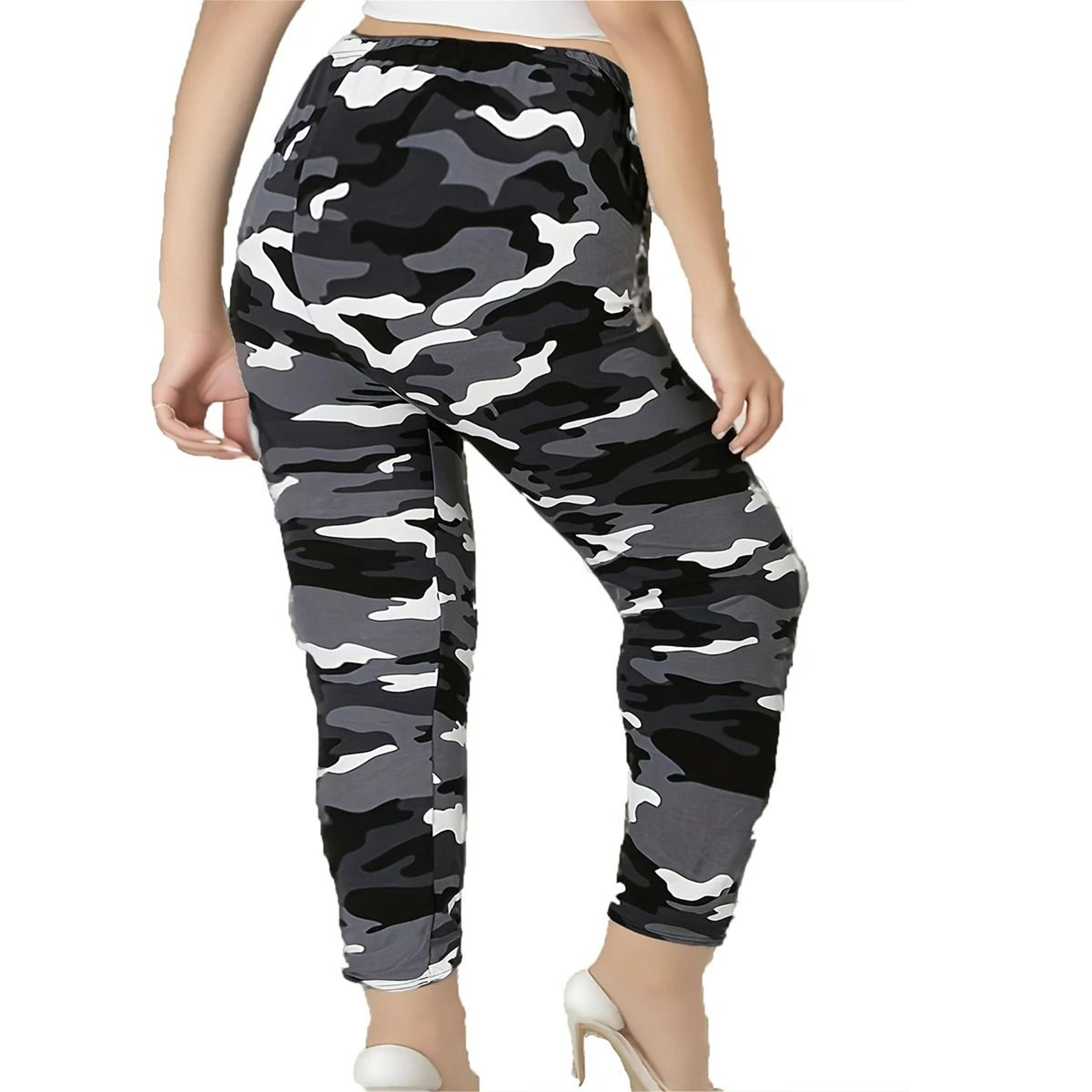 CamoFlex Plus Size Stretch Capri Leggings 4