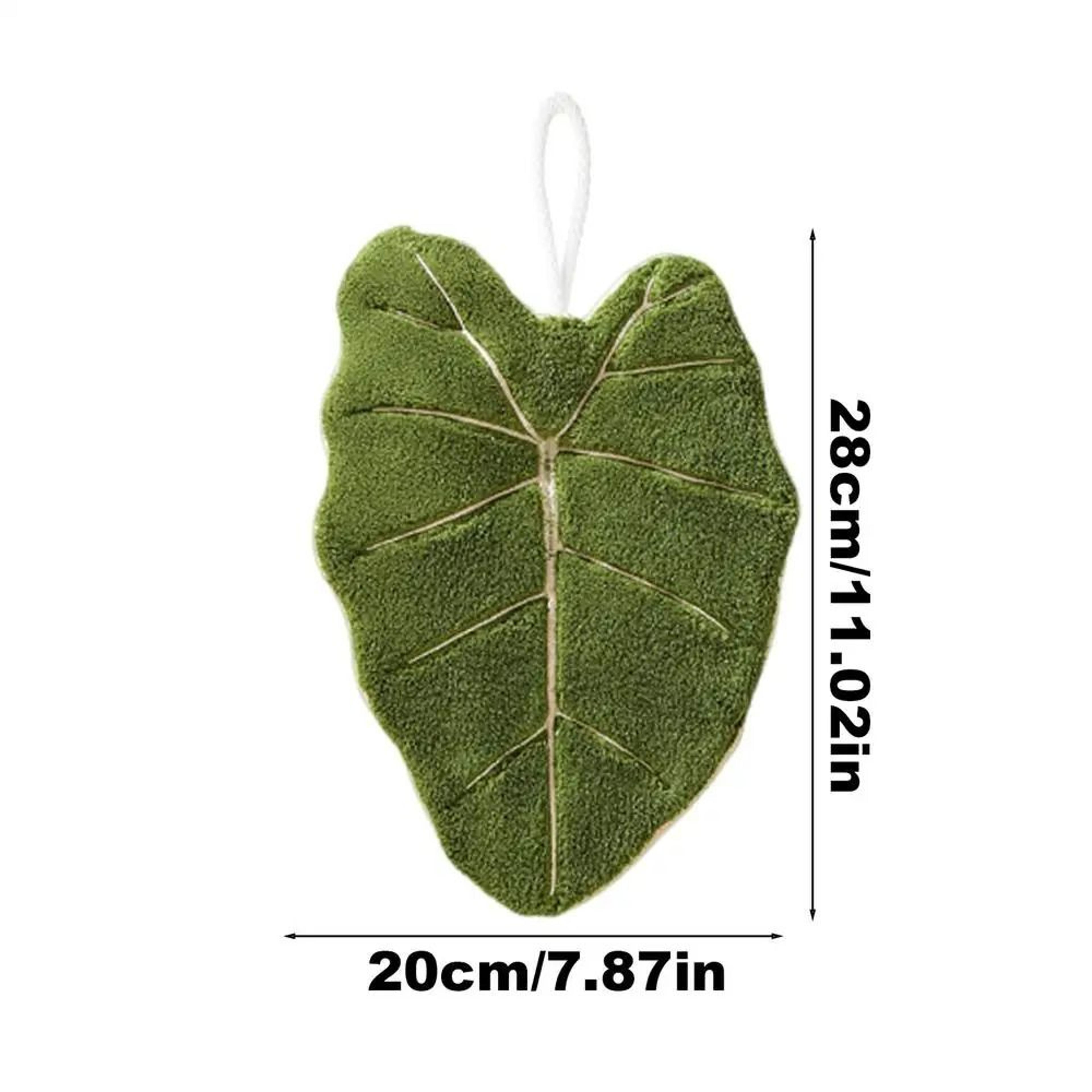 LeafLuxe Absorbent Hanging Hand Towel 9