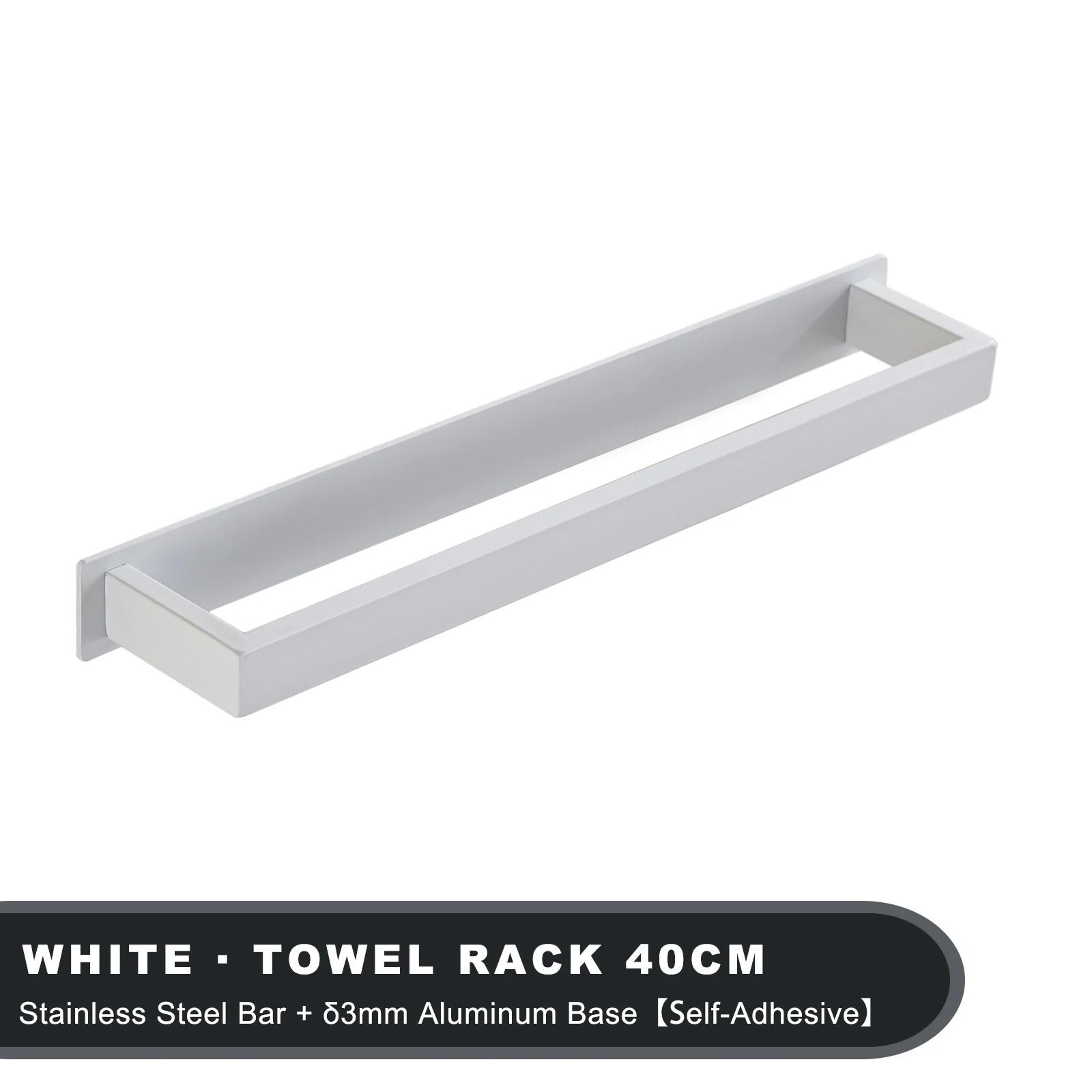 PureMount Stainless Steel Adhesive Towel Bar 10