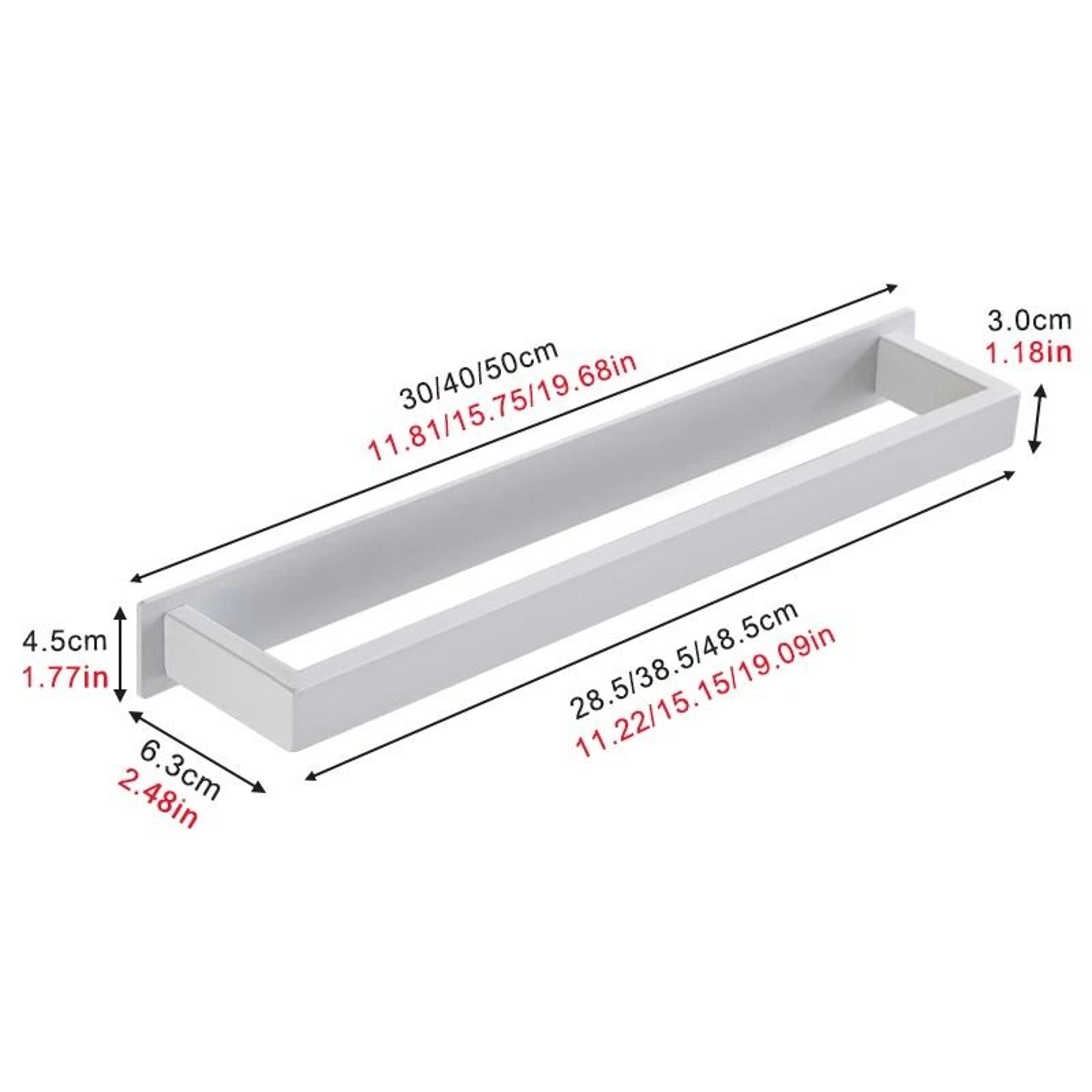 PureMount Stainless Steel Adhesive Towel Bar 6