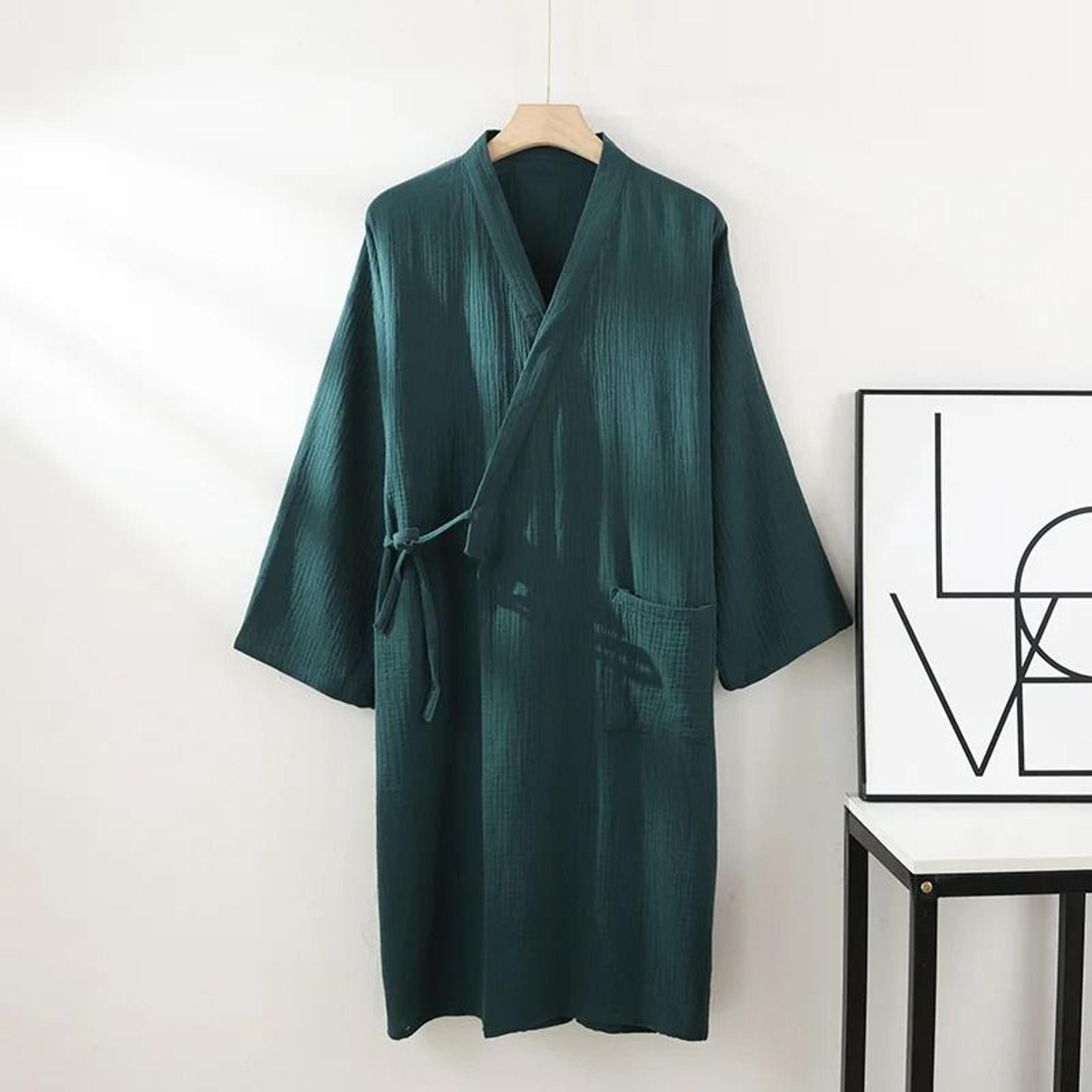 CottonEase Lightweight Kimono Robe 8