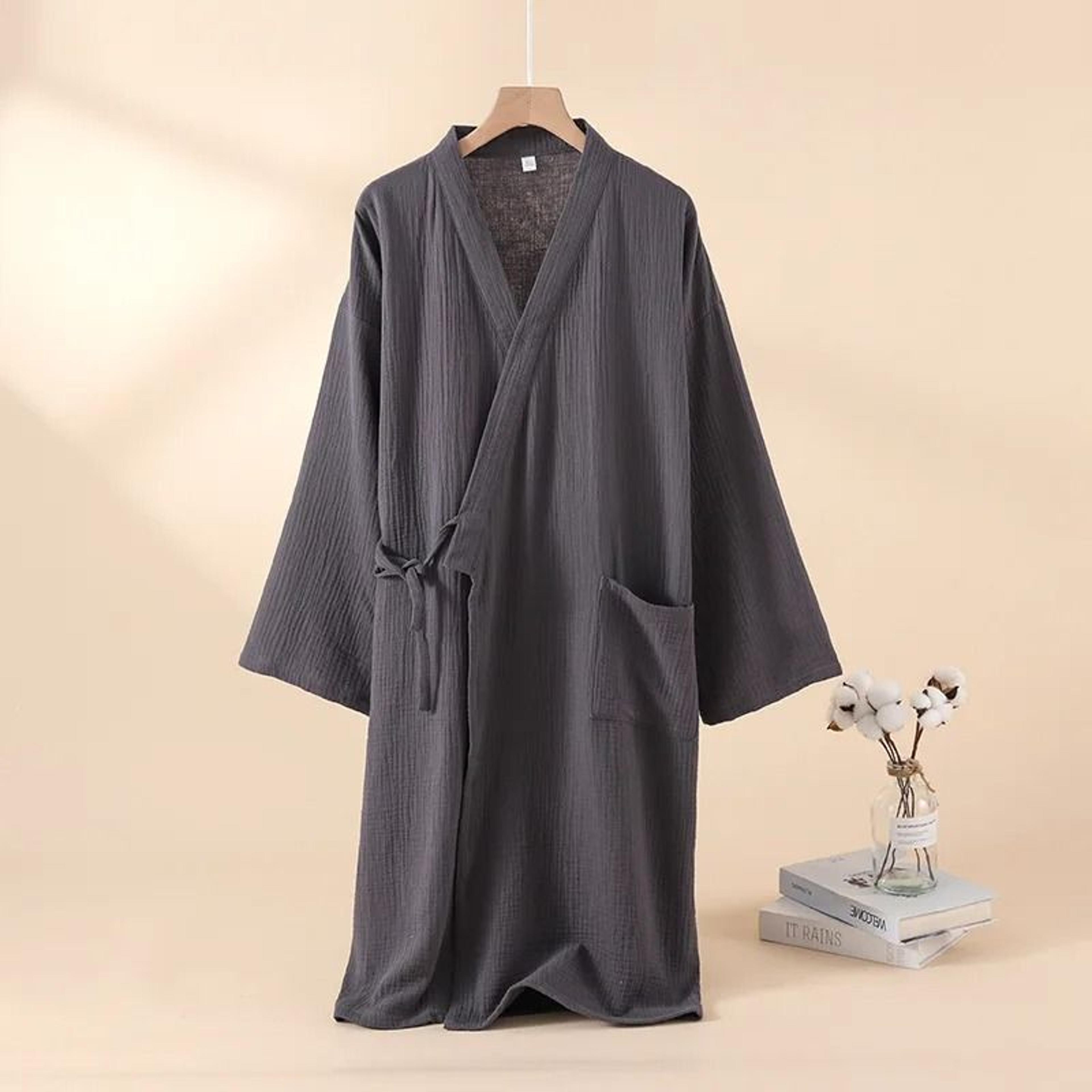 CottonEase Lightweight Kimono Robe 4