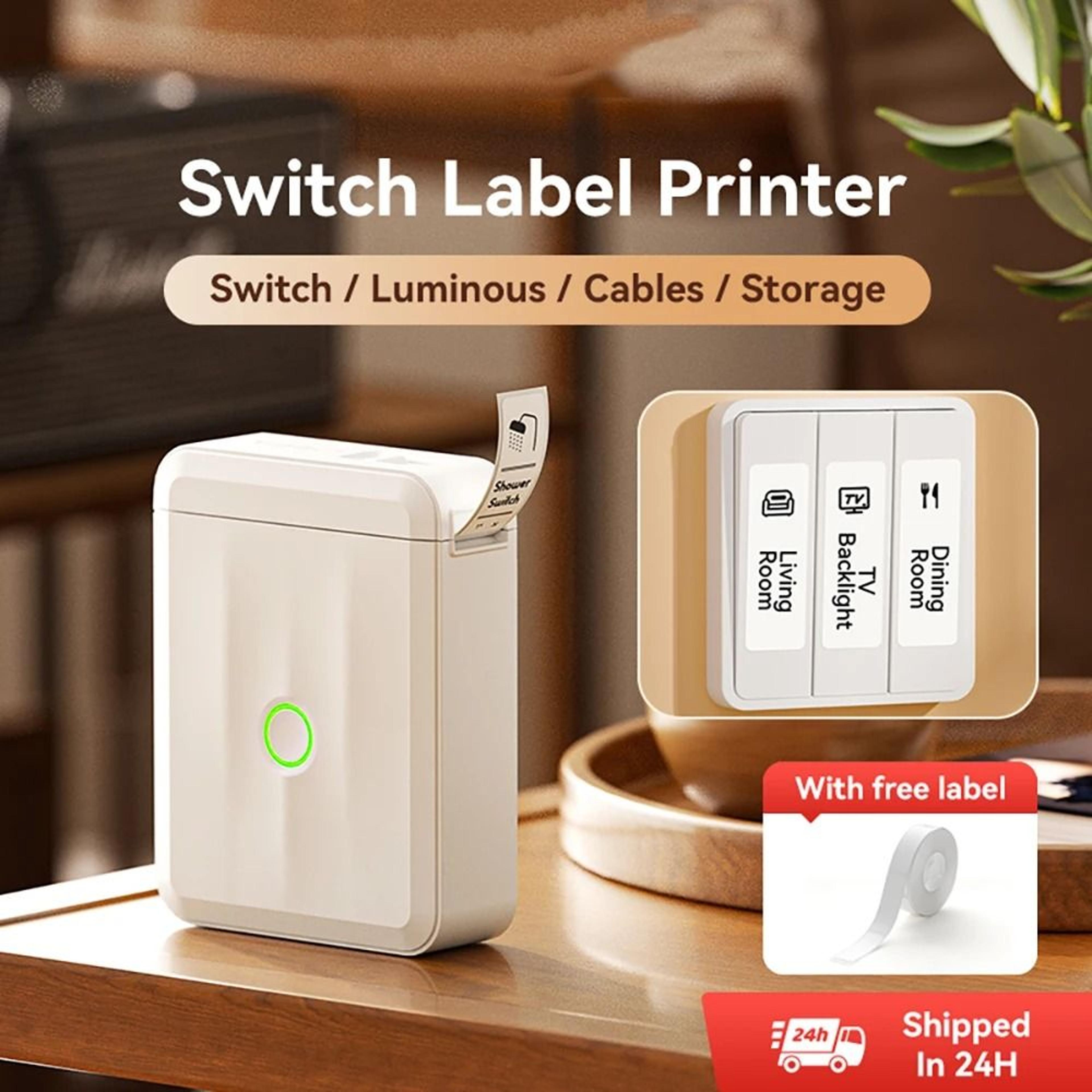 LabelMate D110 Mini Wireless Thermal Label Printer 0