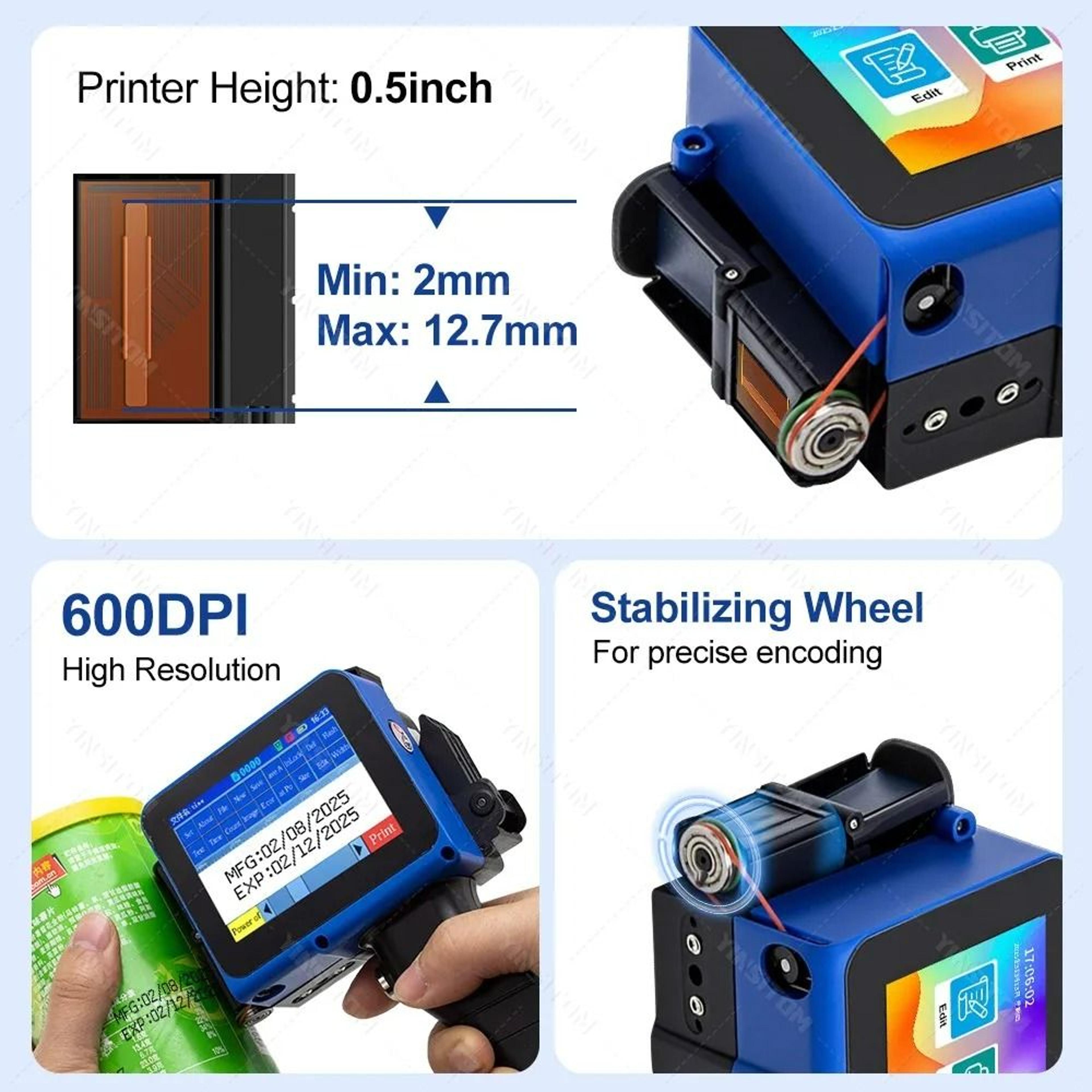 CodeJet Mini Handheld Inkjet Printer 2