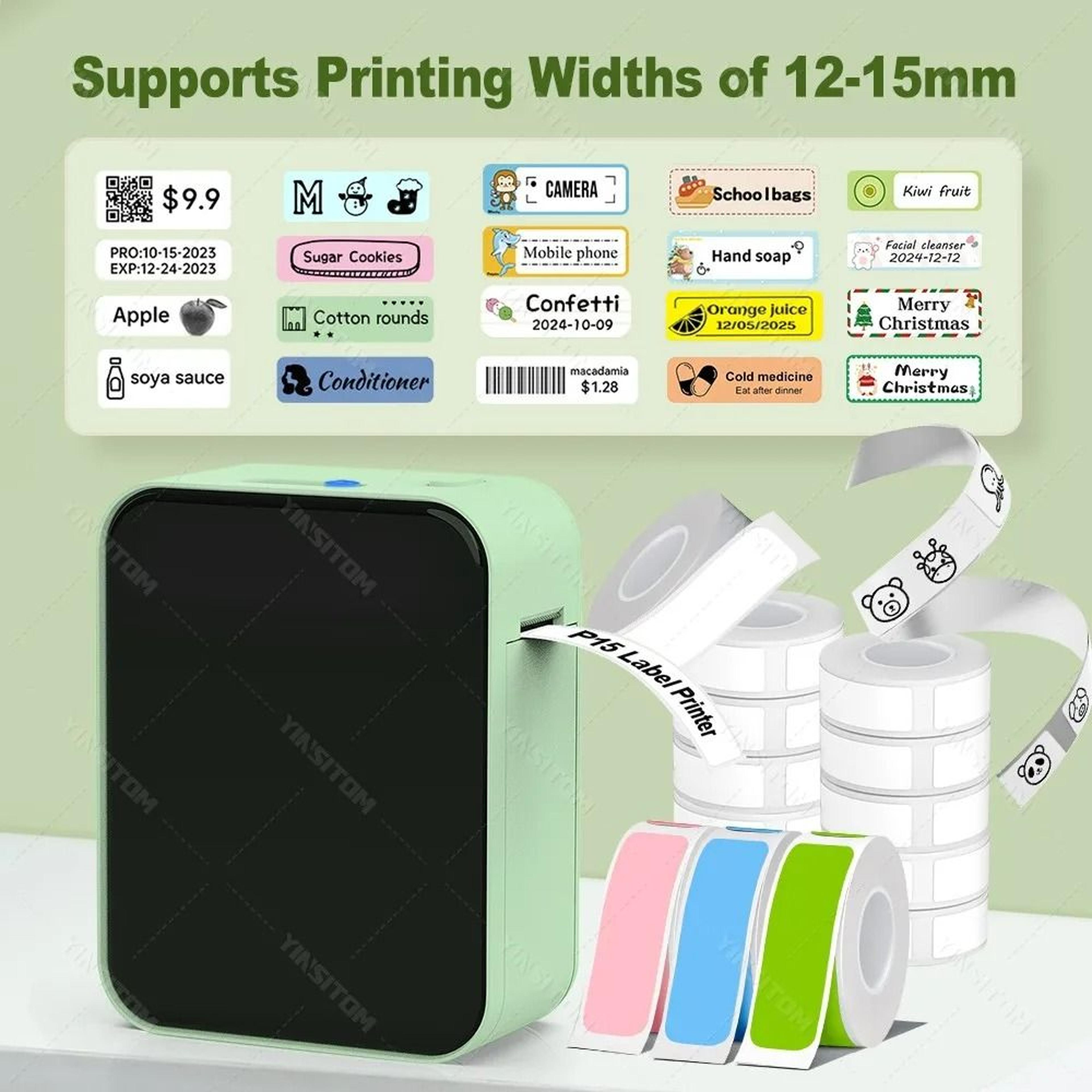 LabelNest P15 Bluetooth Mini Label Printer 2